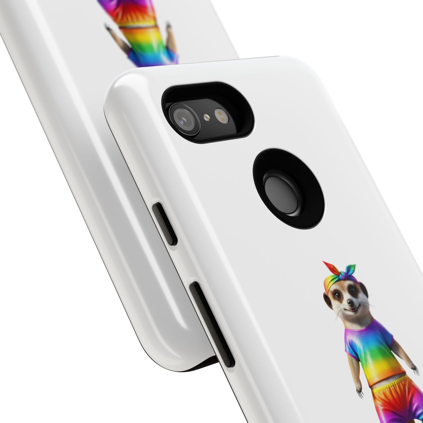 Rainbow Meerkat Tiny Tail Shaker | Phone Case