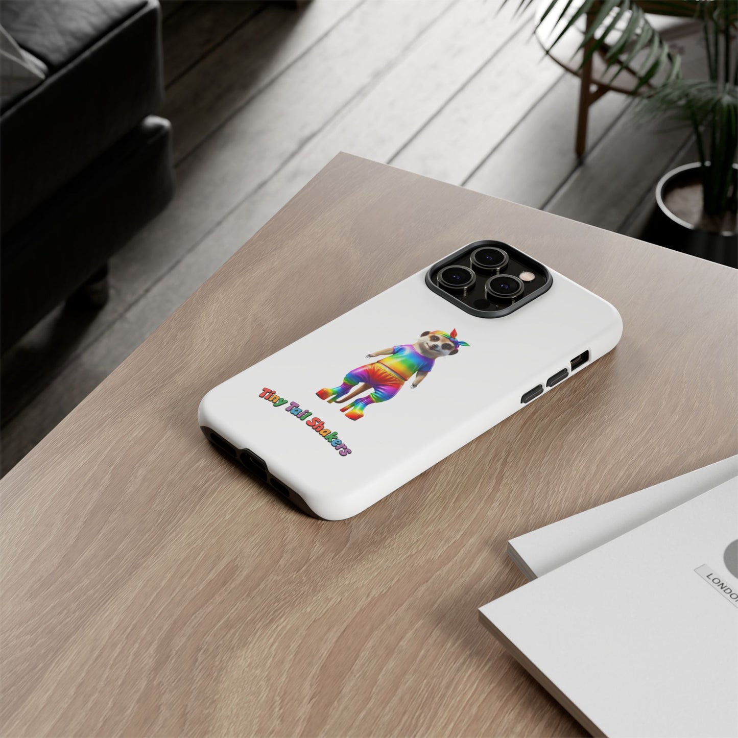 Rainbow Meerkat Tiny Tail Shaker | Phone Case