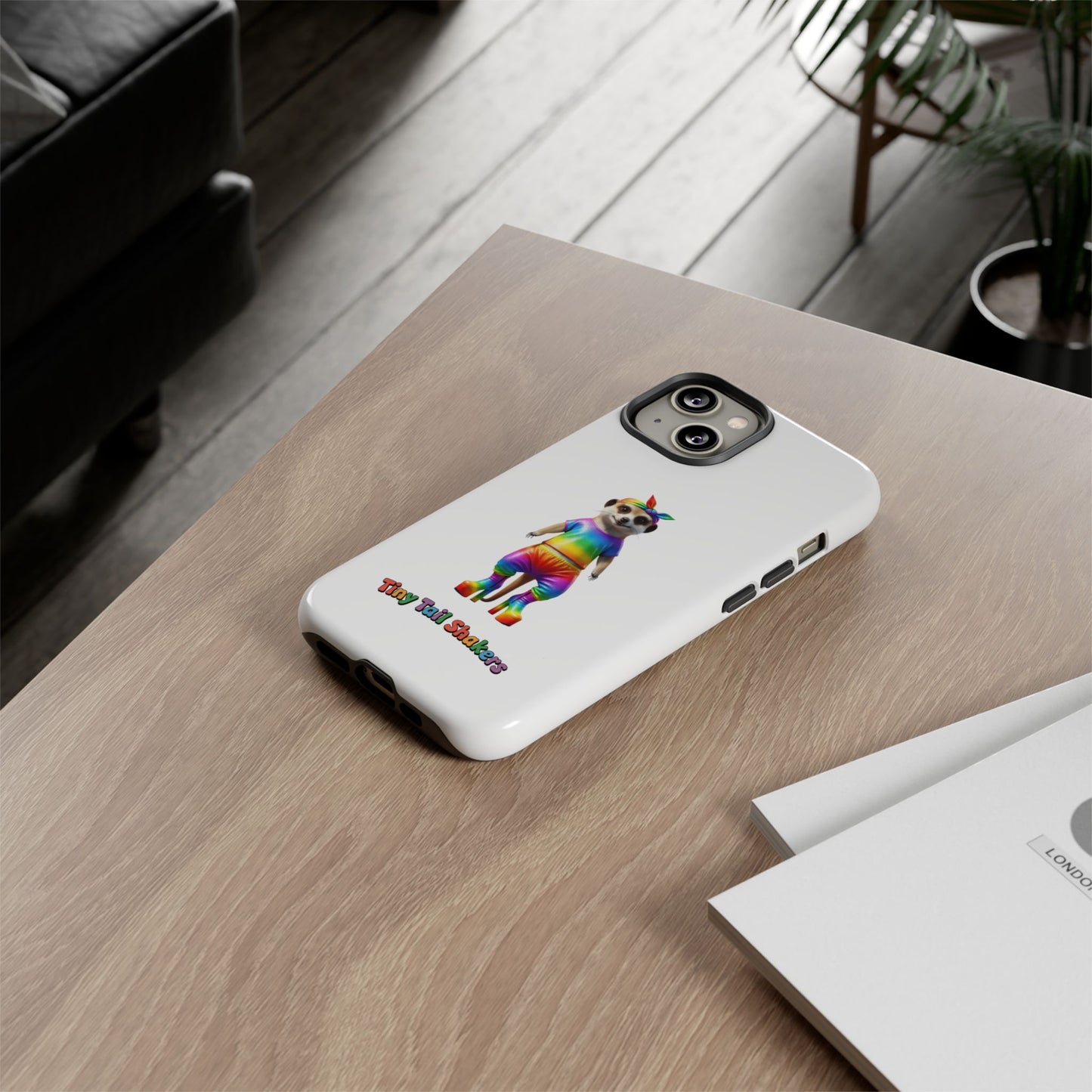 Rainbow Meerkat Tiny Tail Shaker | Phone Case