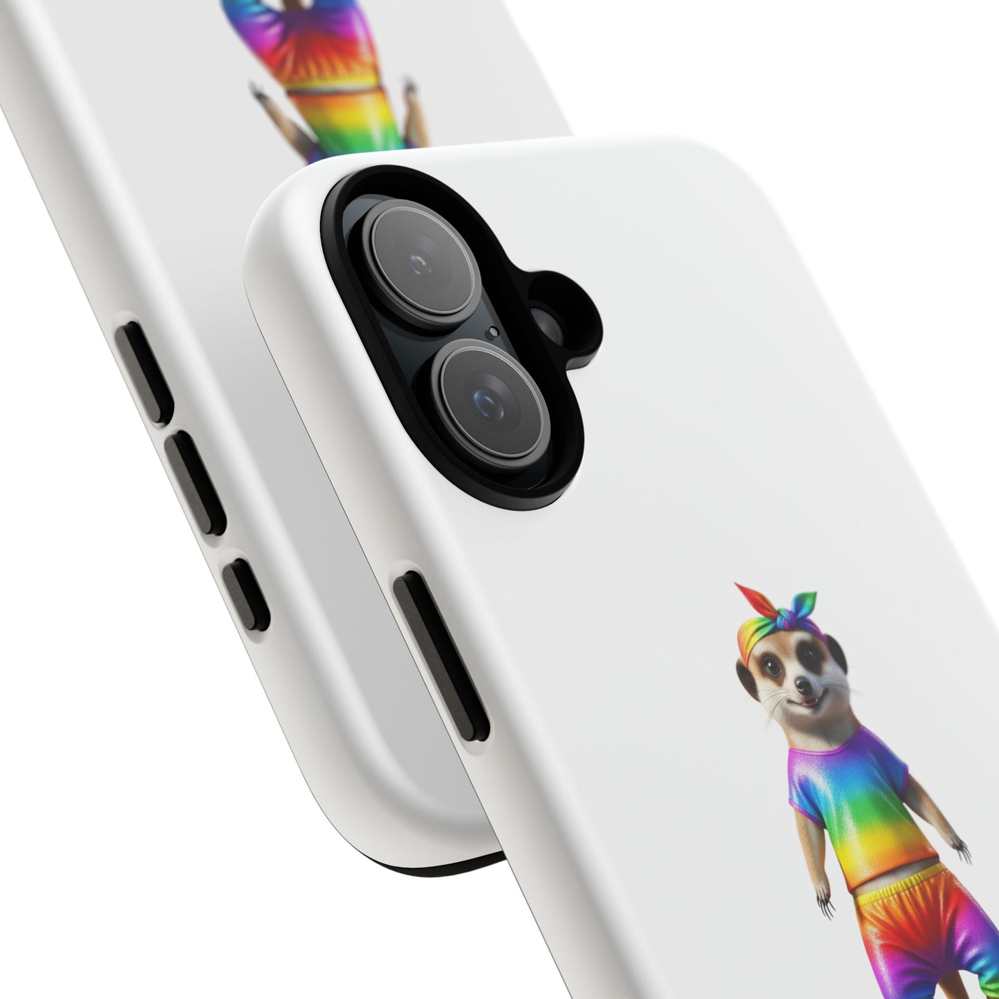 Rainbow Meerkat Tiny Tail Shaker | Phone Case