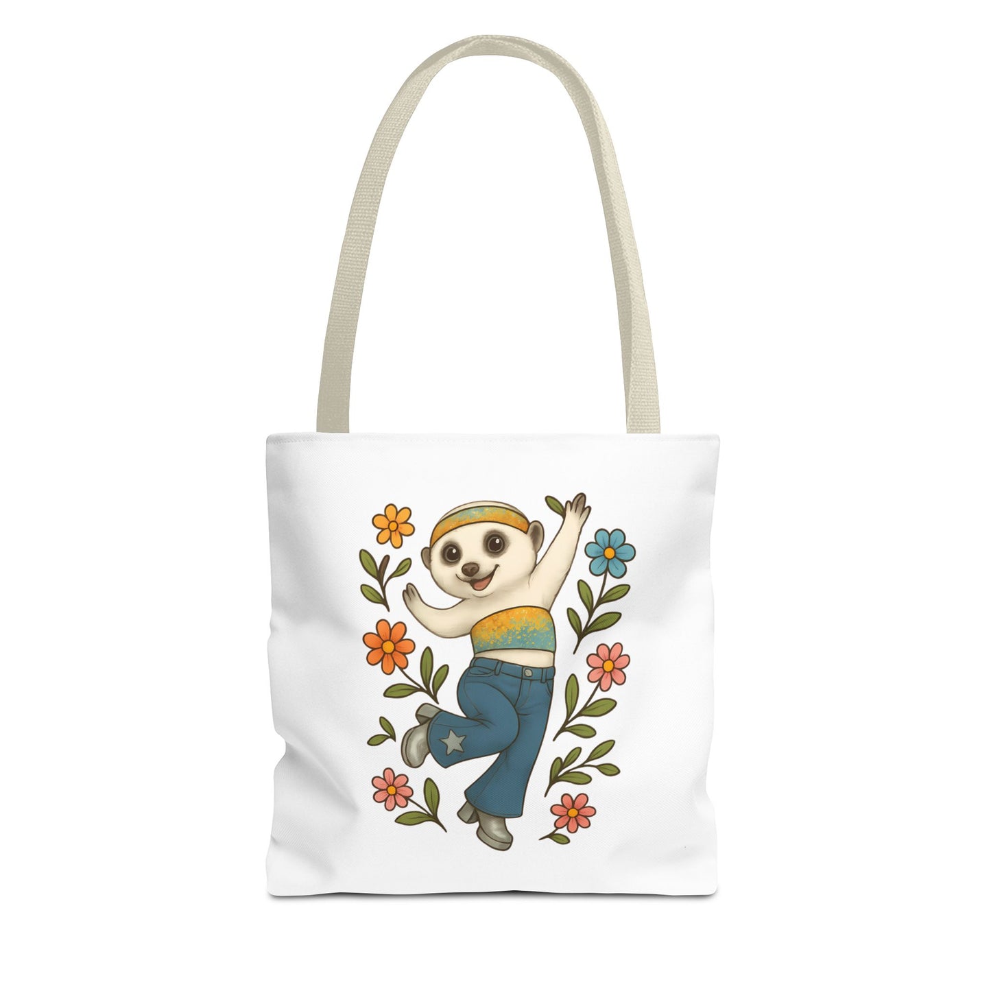 Bohemian Meerkat Tote Bag