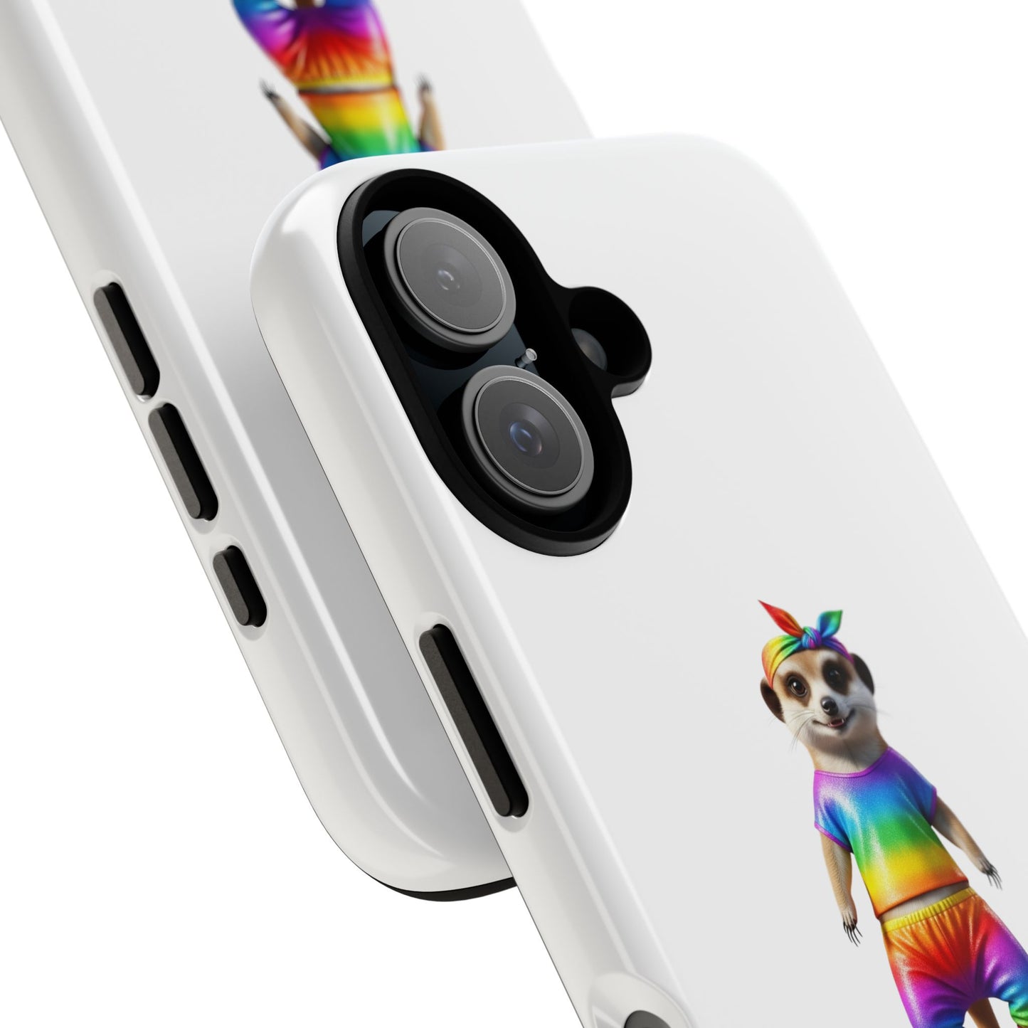 Rainbow Meerkat Tiny Tail Shaker | Phone Case