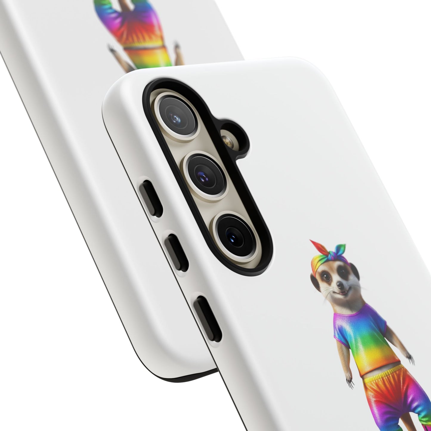 Rainbow Meerkat Tiny Tail Shaker | Phone Case