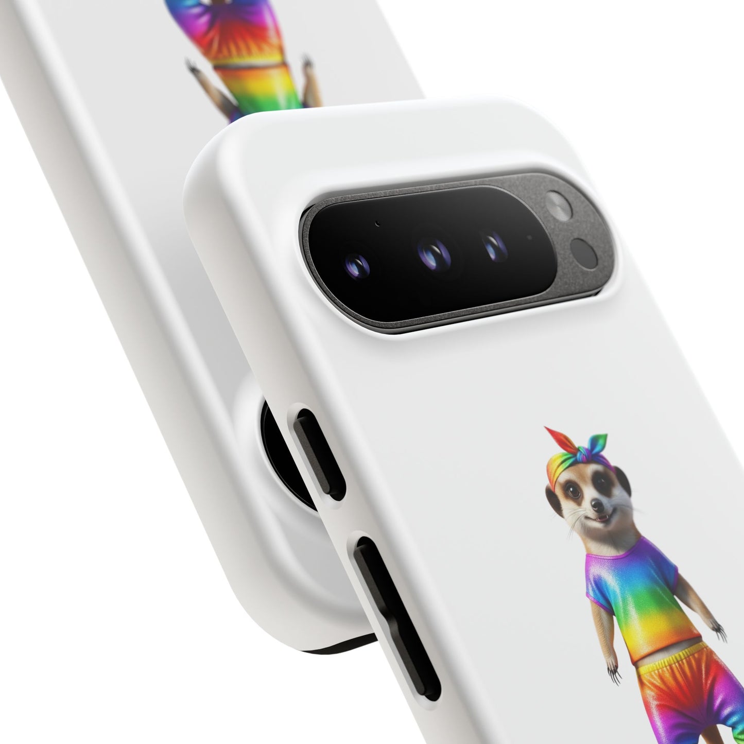 Rainbow Meerkat Tiny Tail Shaker | Phone Case