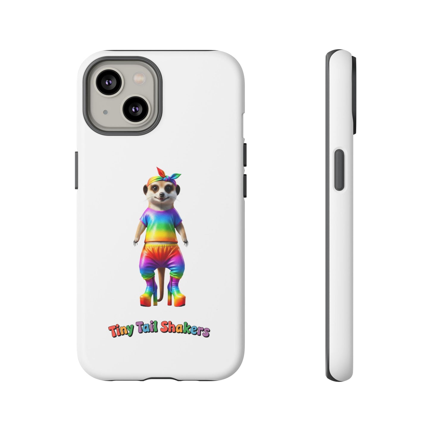 Rainbow Meerkat Tiny Tail Shaker | Phone Case