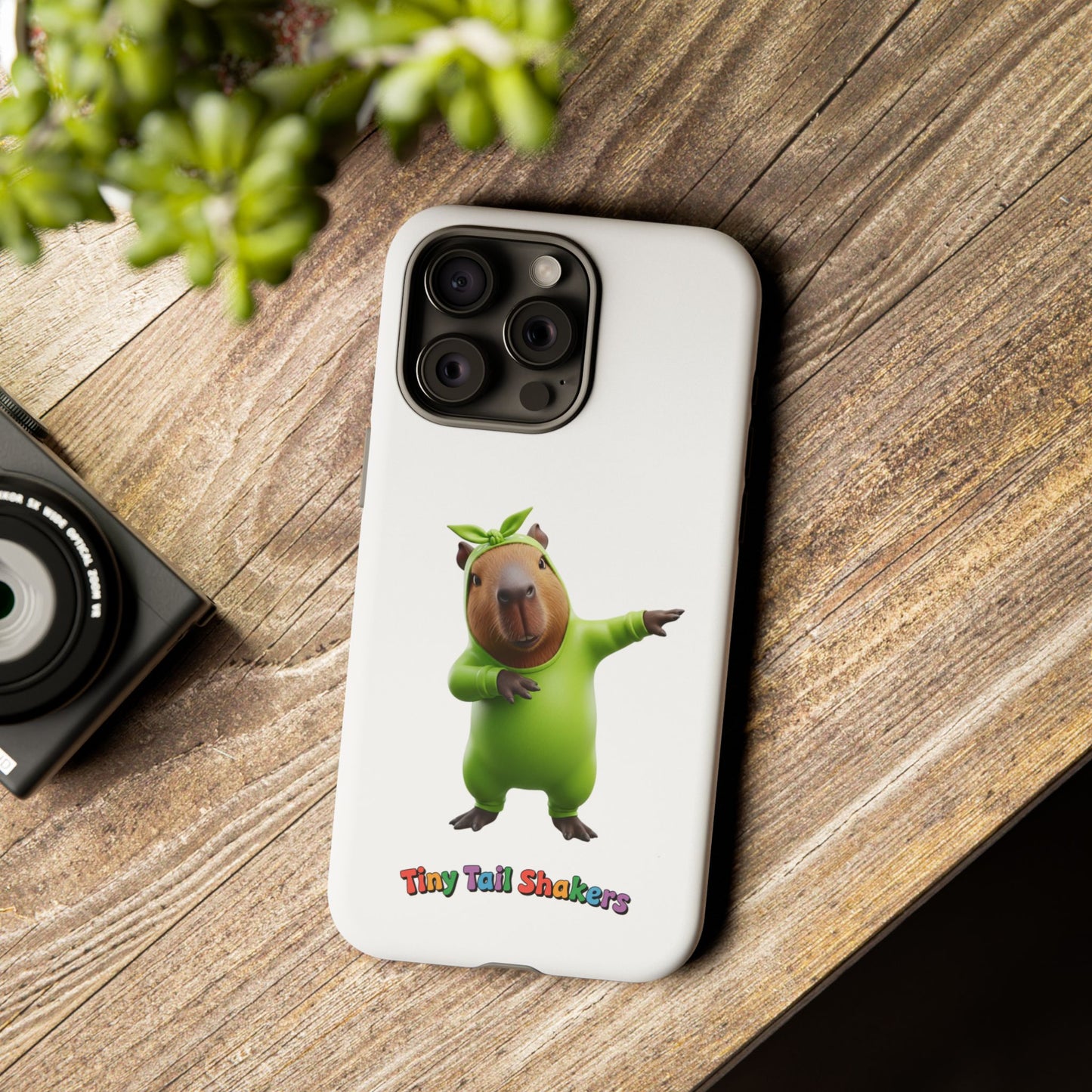 Happy Capybara Tiny Tail Shaker | Phone Case