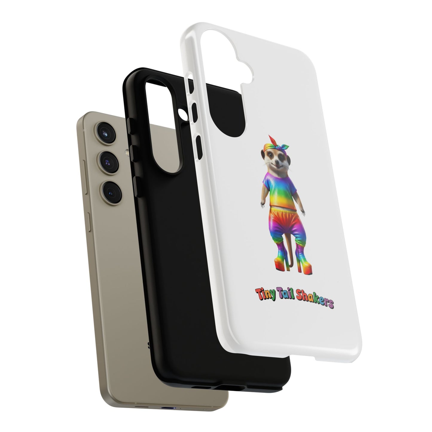 Rainbow Meerkat Tiny Tail Shaker | Phone Case