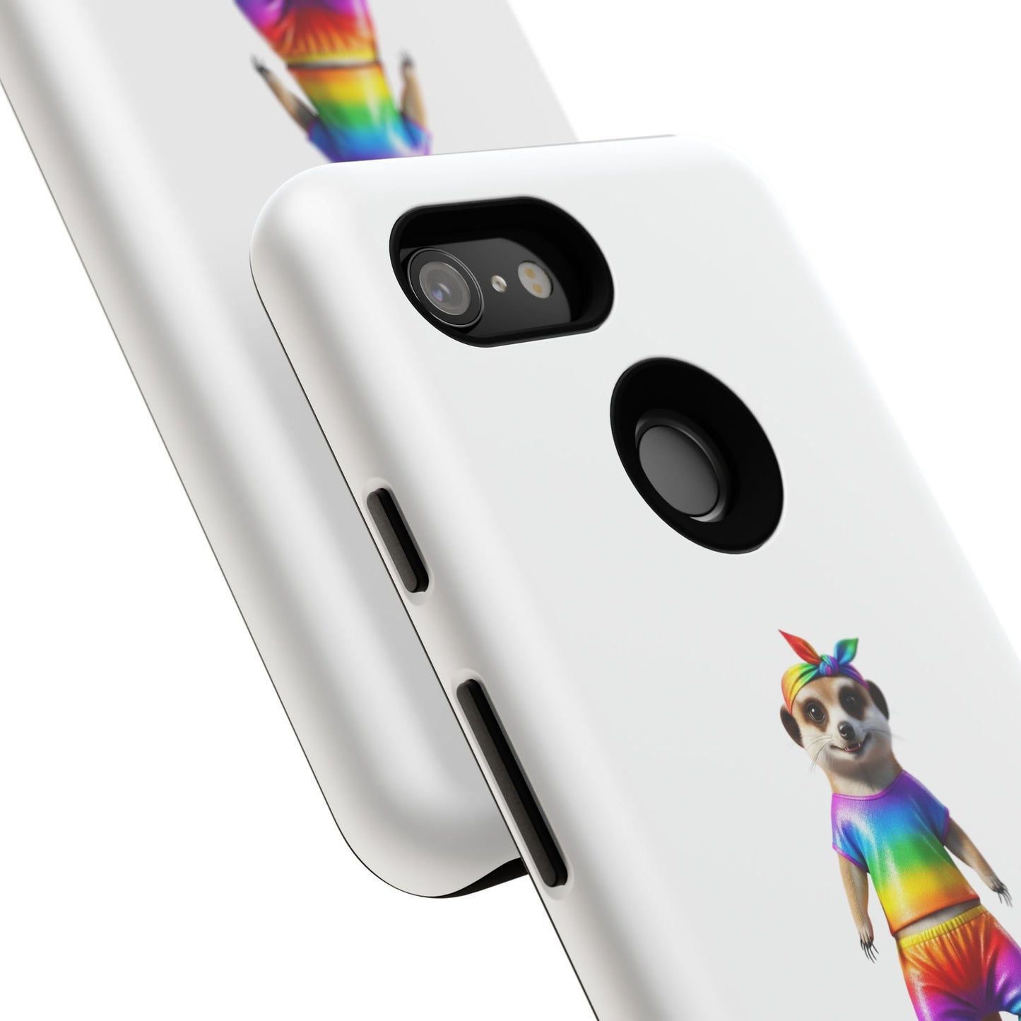 Rainbow Meerkat Tiny Tail Shaker | Phone Case