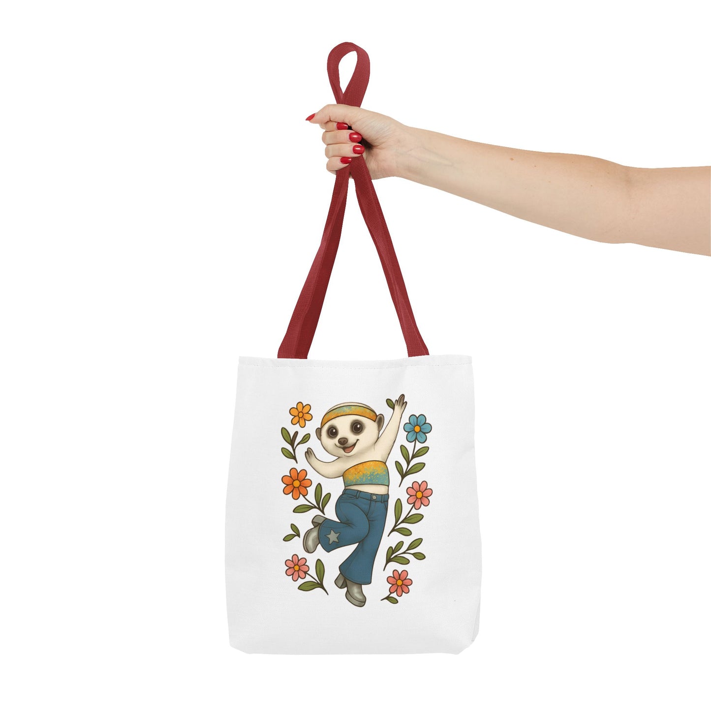 Bohemian Meerkat Tote Bag
