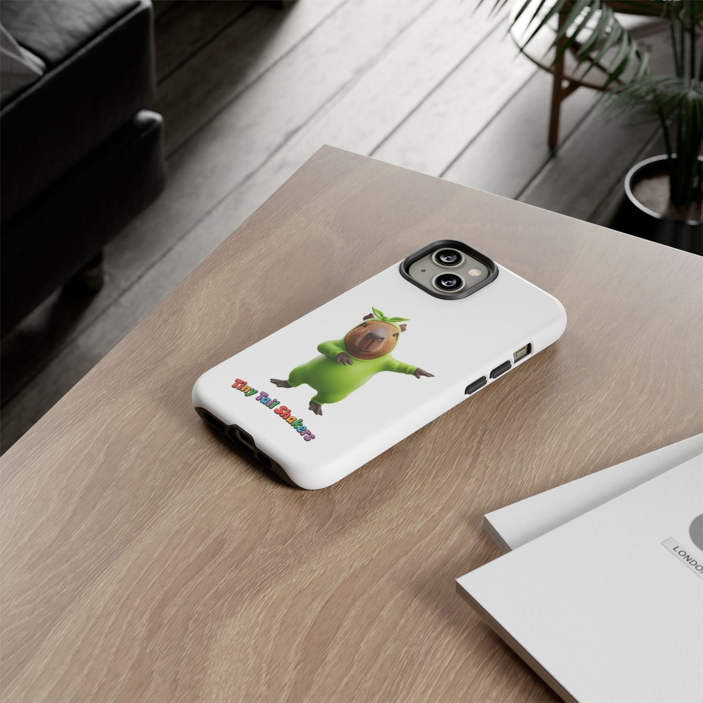 Happy Capybara Tiny Tail Shaker | Phone Case