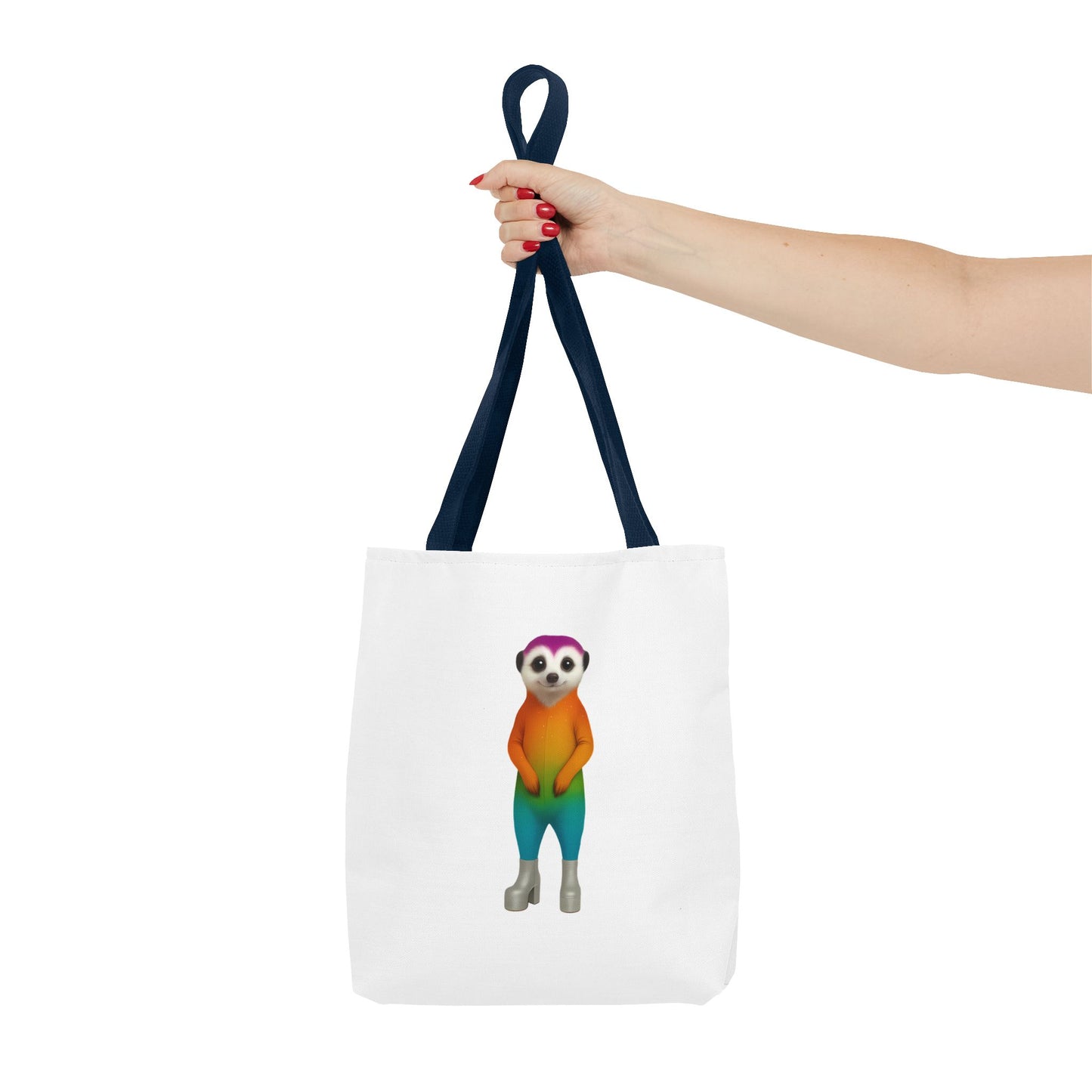 OG Rainbow Meerkat Tote Bag