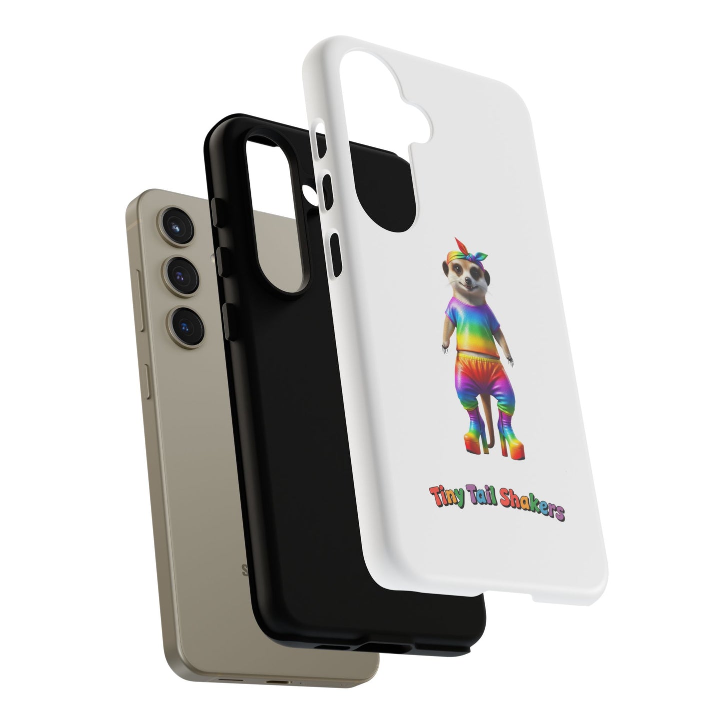 Rainbow Meerkat Tiny Tail Shaker | Phone Case