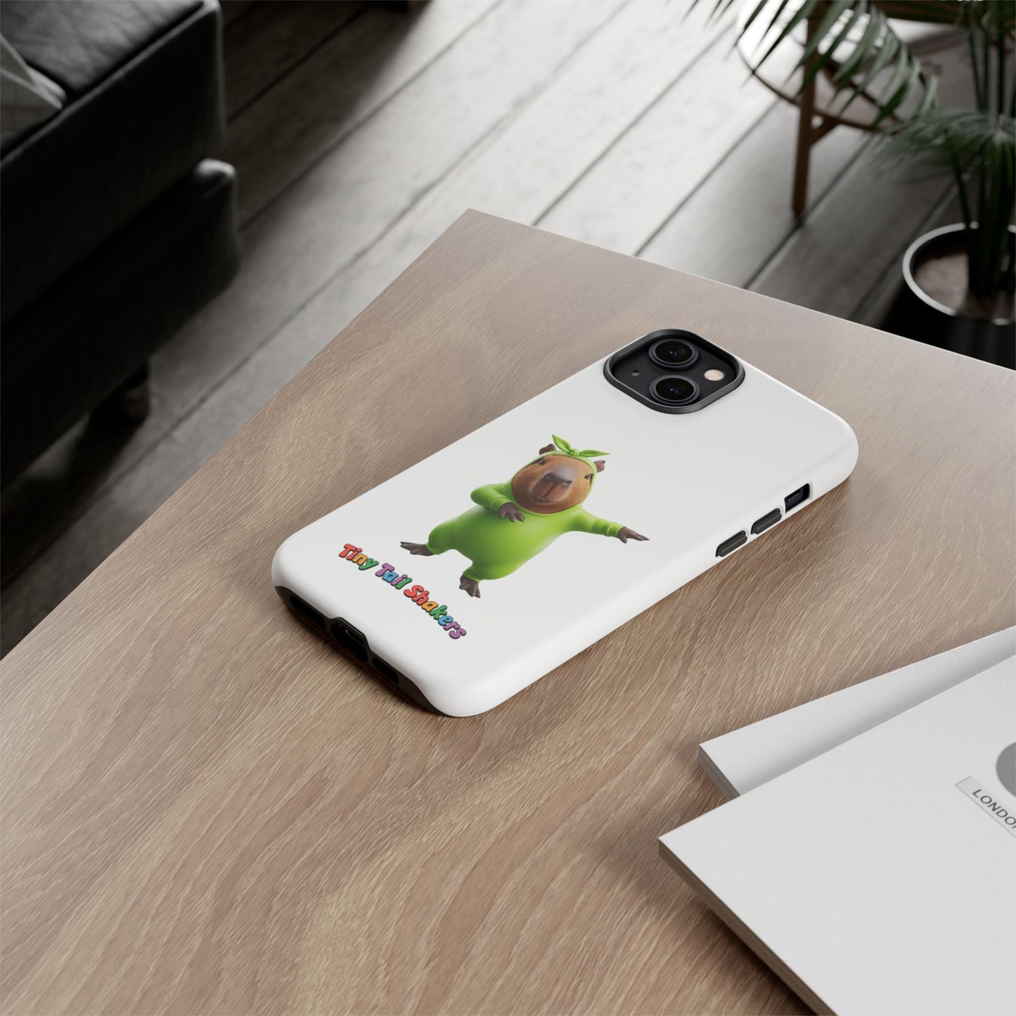 Happy Capybara Tiny Tail Shaker | Phone Case