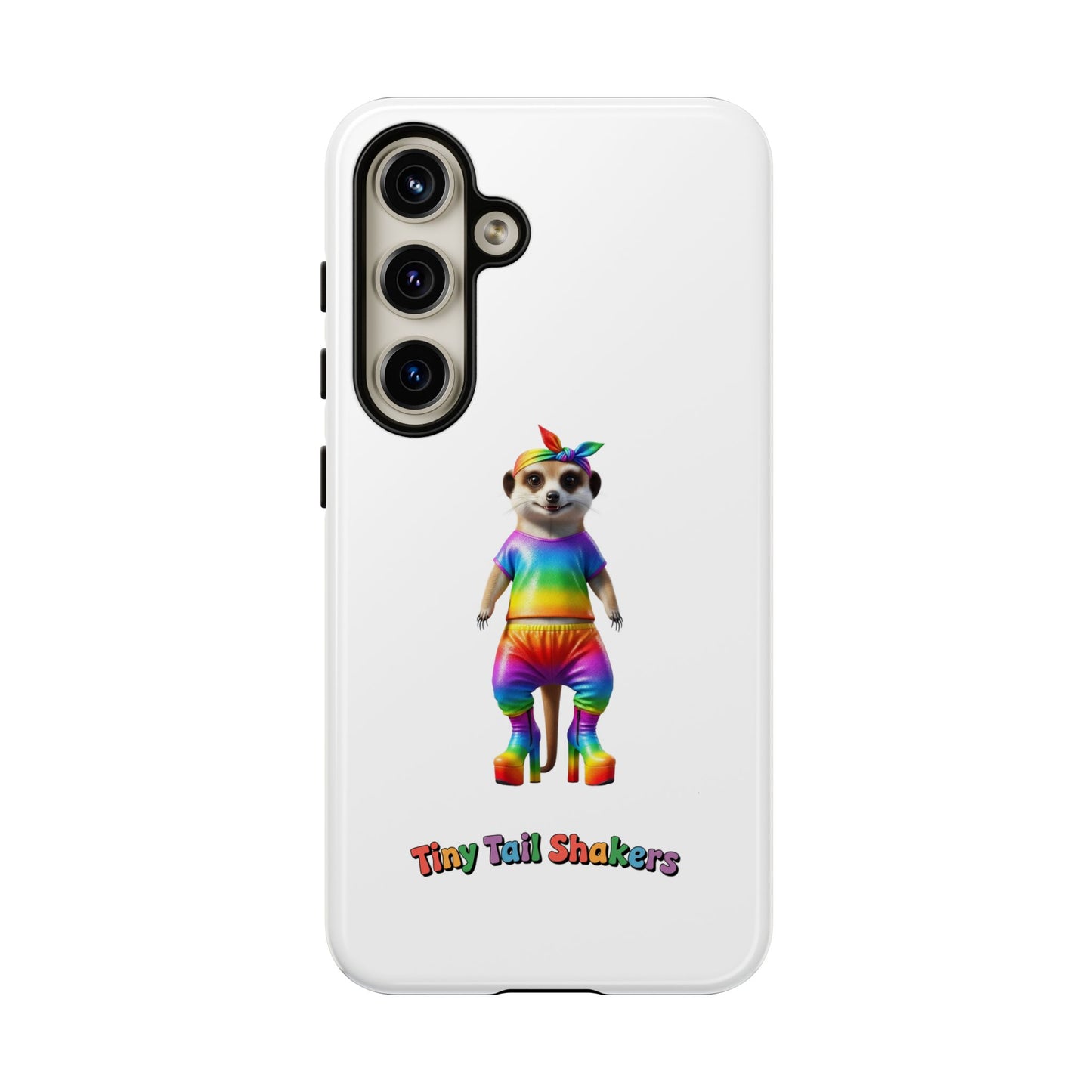 Rainbow Meerkat Tiny Tail Shaker | Phone Case
