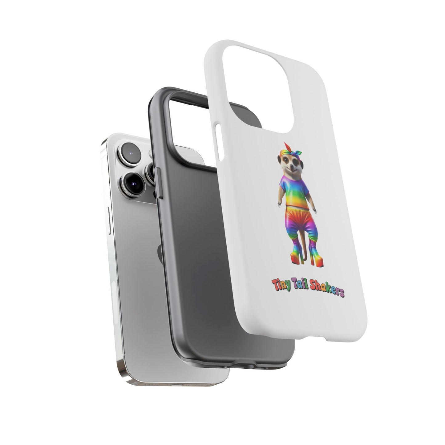 Rainbow Meerkat Tiny Tail Shaker | Phone Case