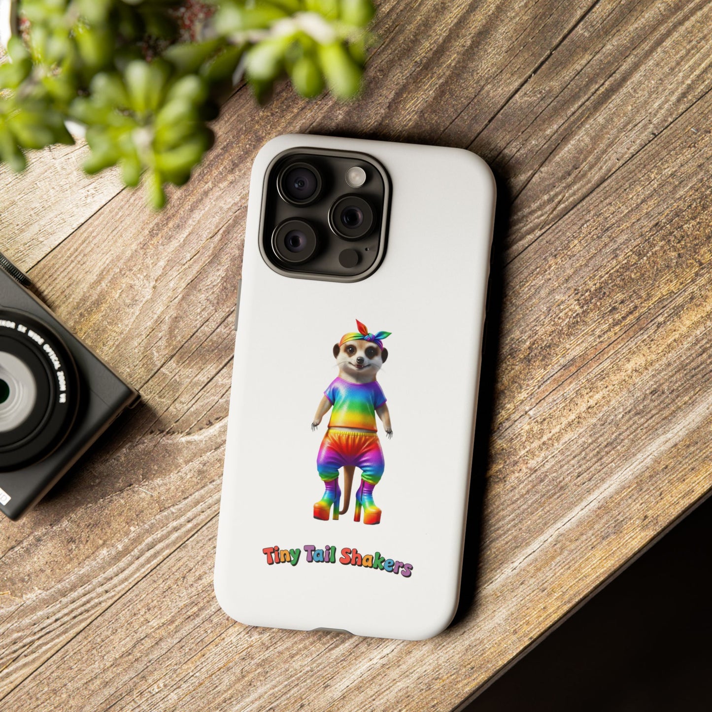 Rainbow Meerkat Tiny Tail Shaker | Phone Case