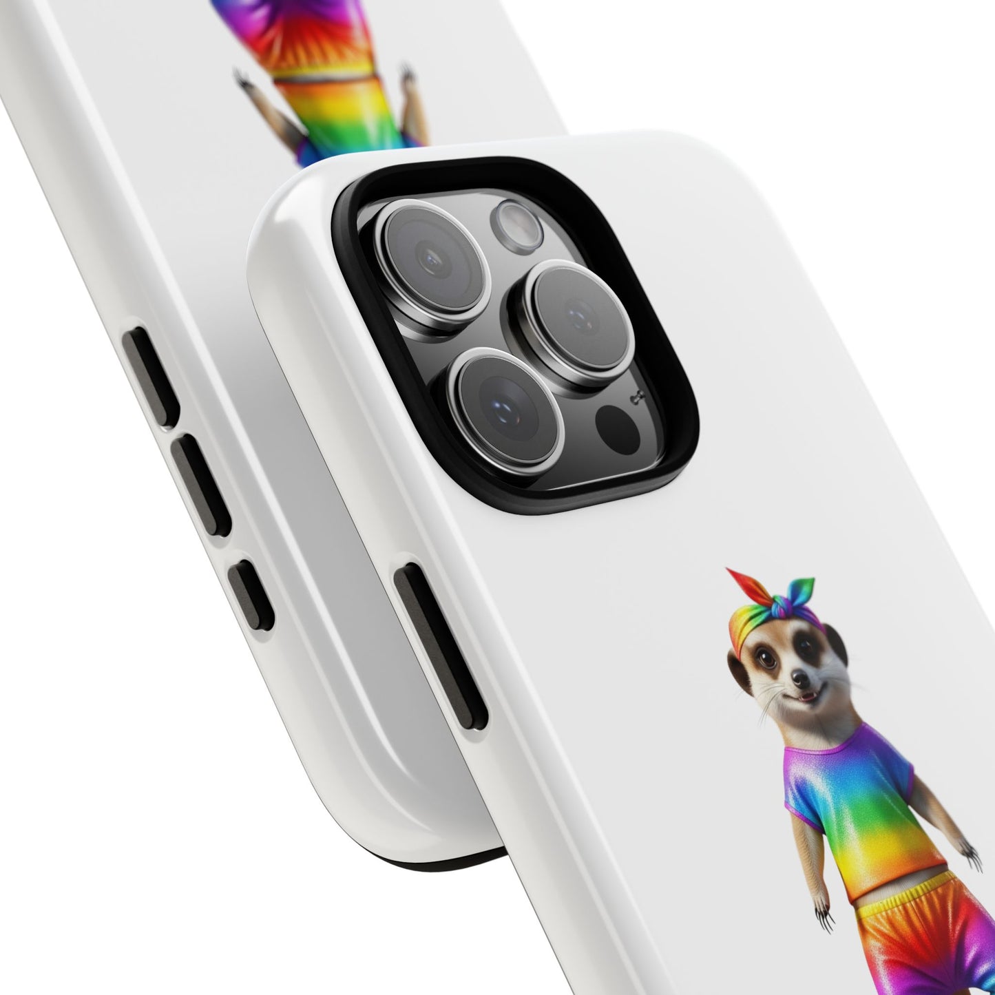Rainbow Meerkat Tiny Tail Shaker | Phone Case