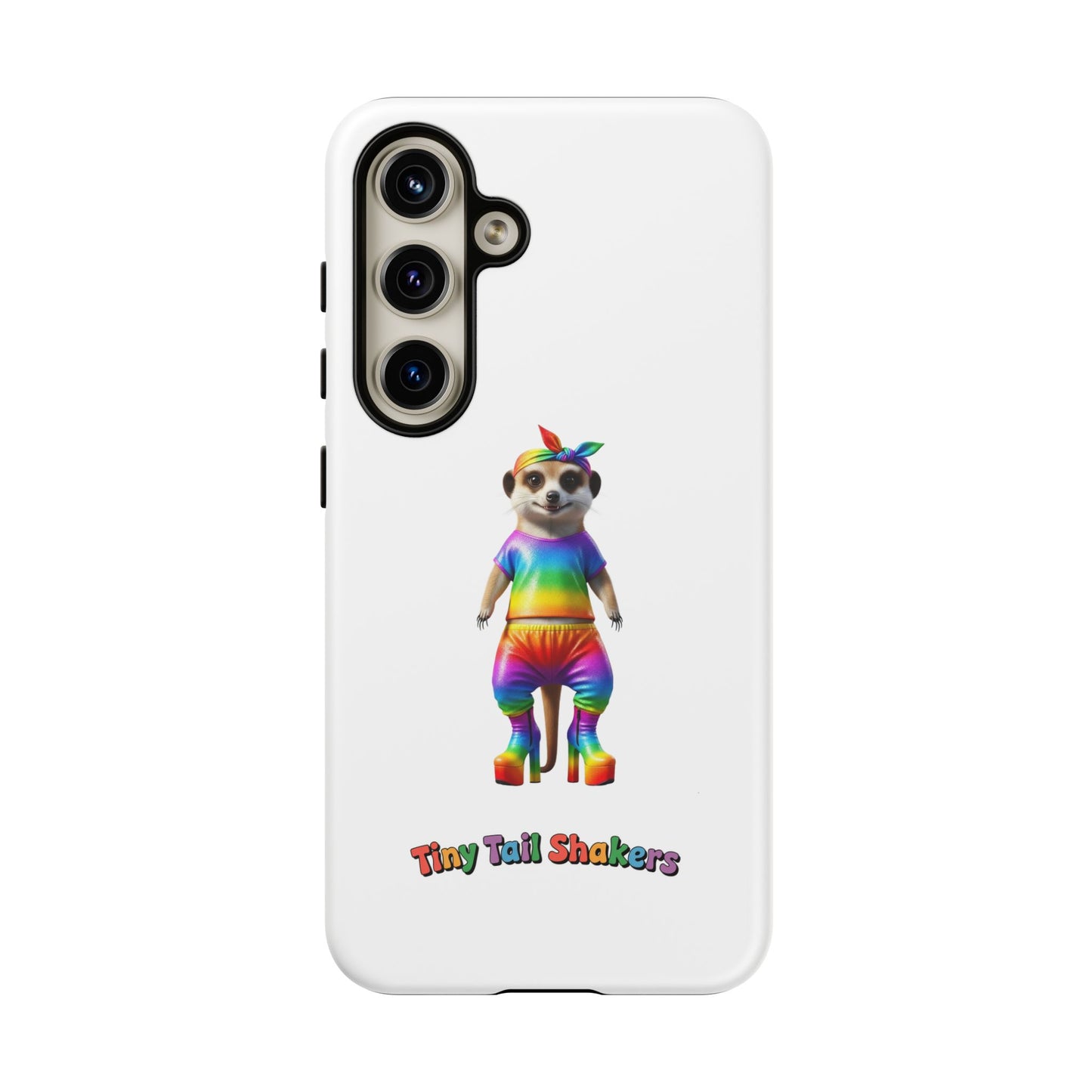 Rainbow Meerkat Tiny Tail Shaker | Phone Case