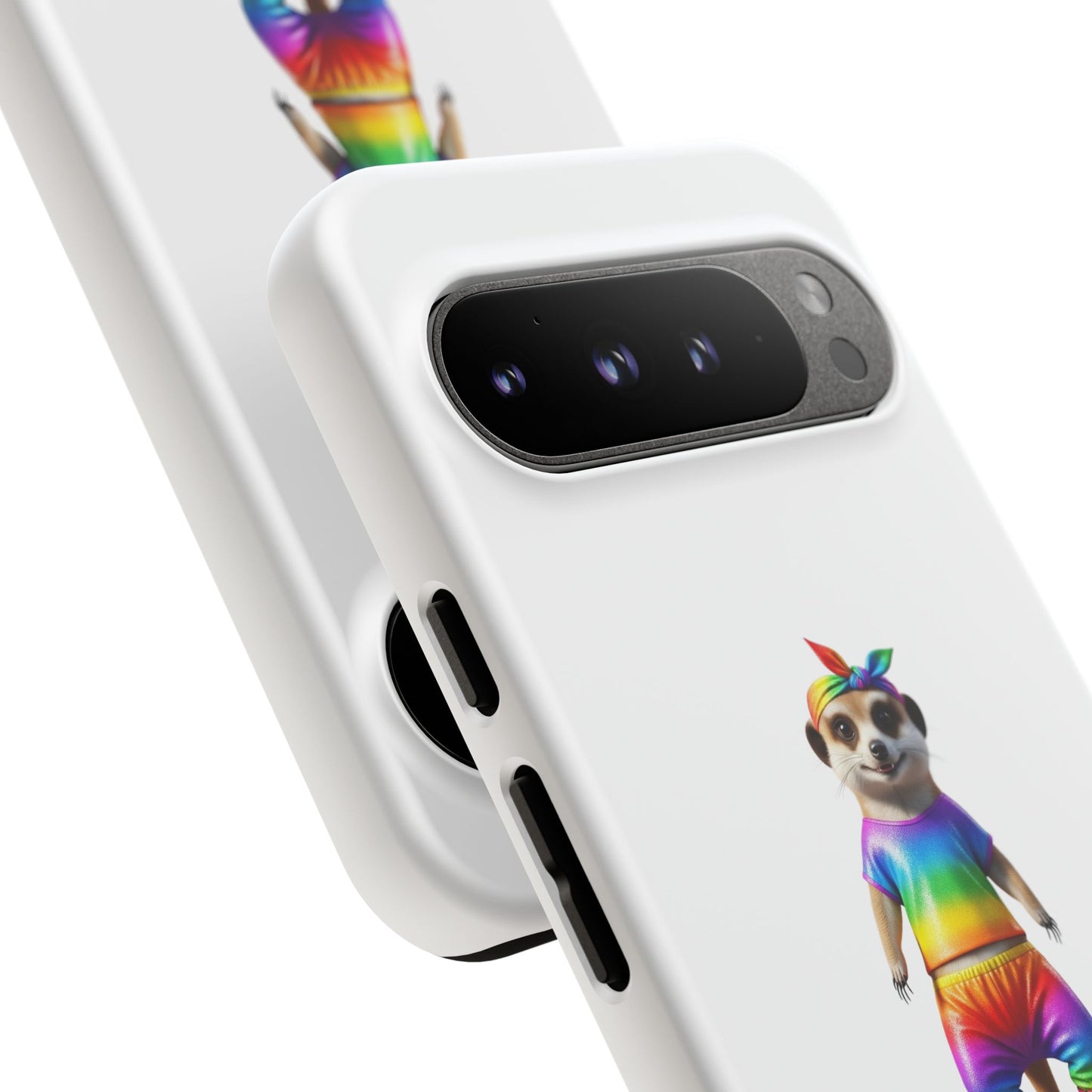 Rainbow Meerkat Tiny Tail Shaker | Phone Case