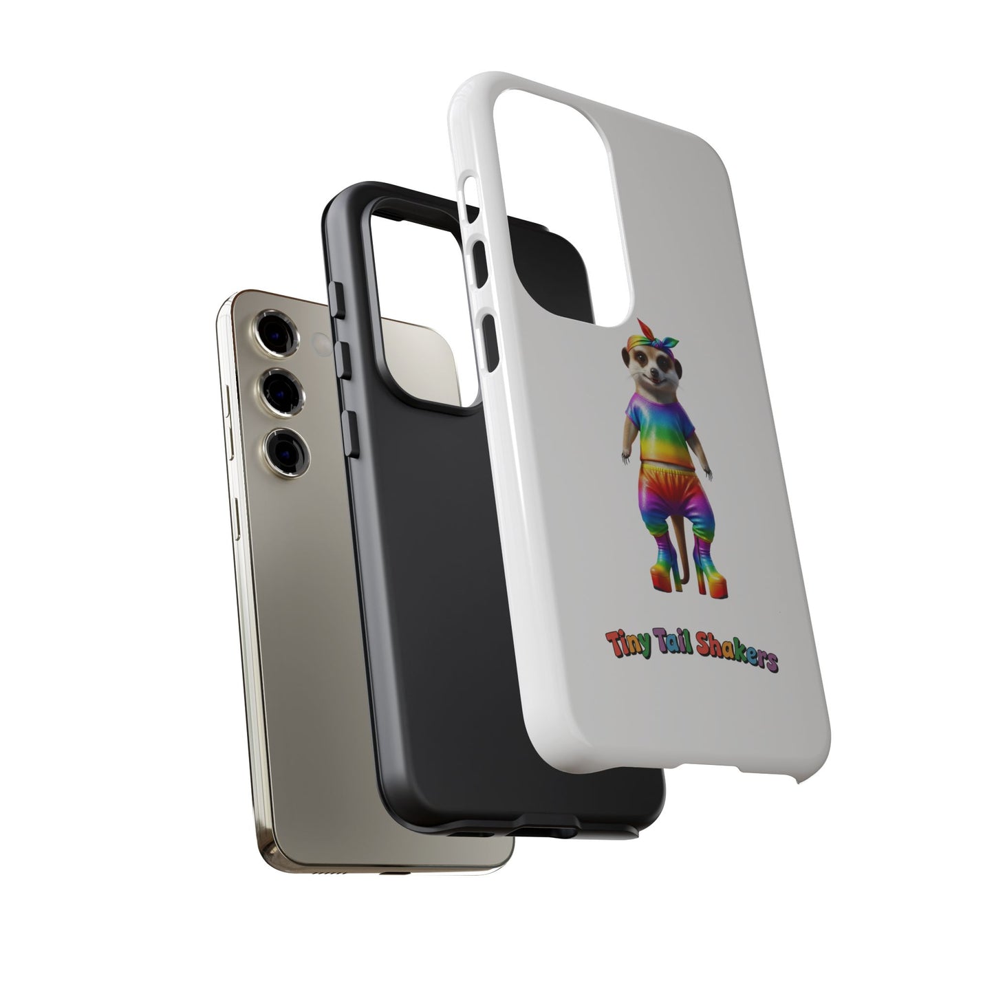 Rainbow Meerkat Tiny Tail Shaker | Phone Case