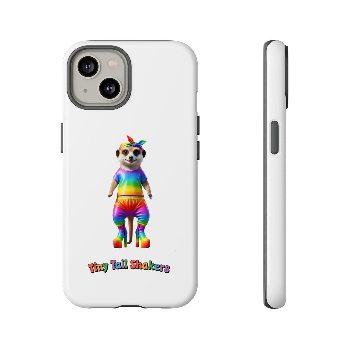Rainbow Meerkat Tiny Tail Shaker | Phone Case