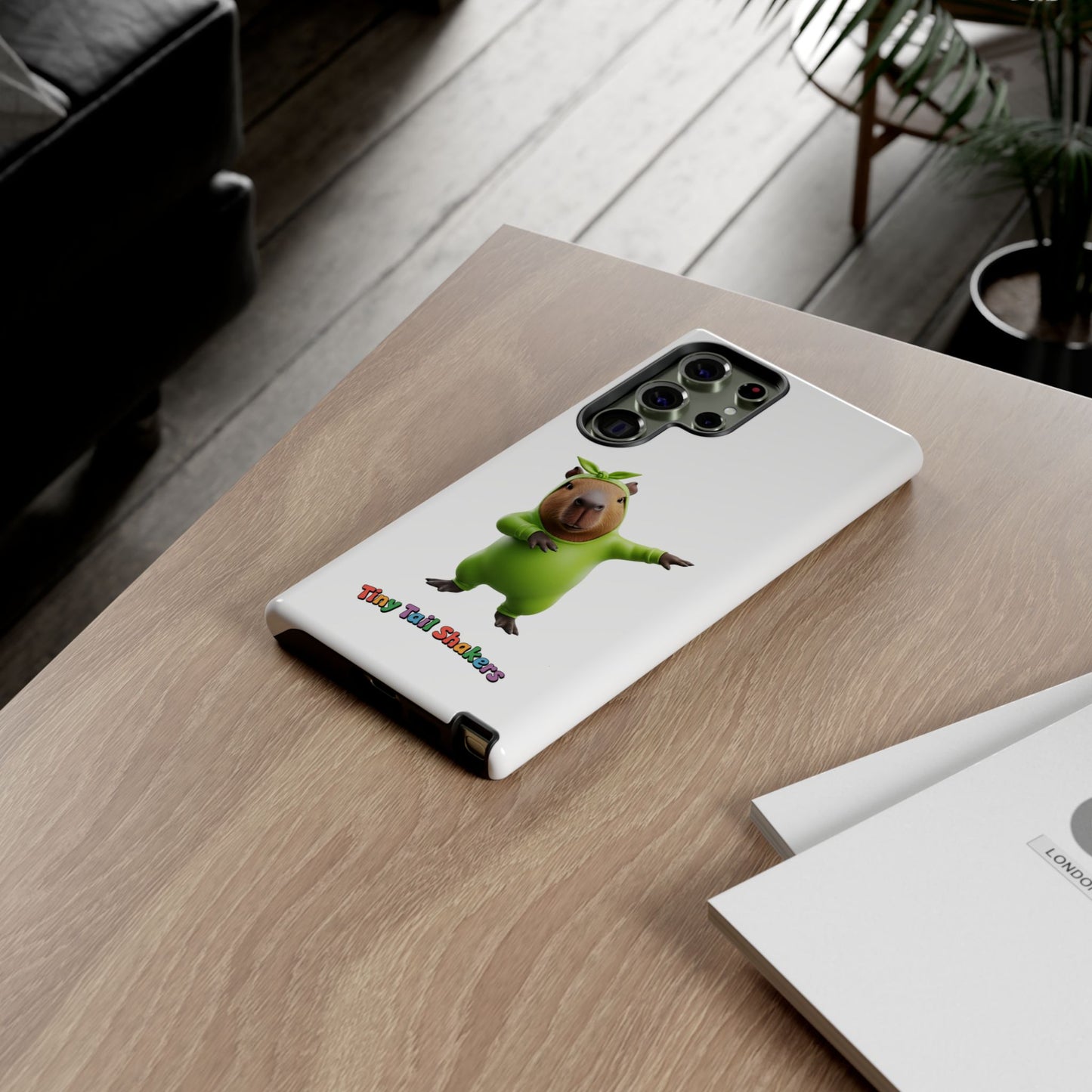 Happy Capybara Tiny Tail Shaker | Phone Case