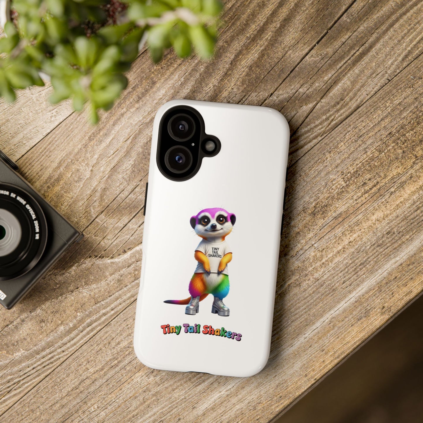 Rainbow Meerkat 2 Tiny Tail Shaker | Phone Case