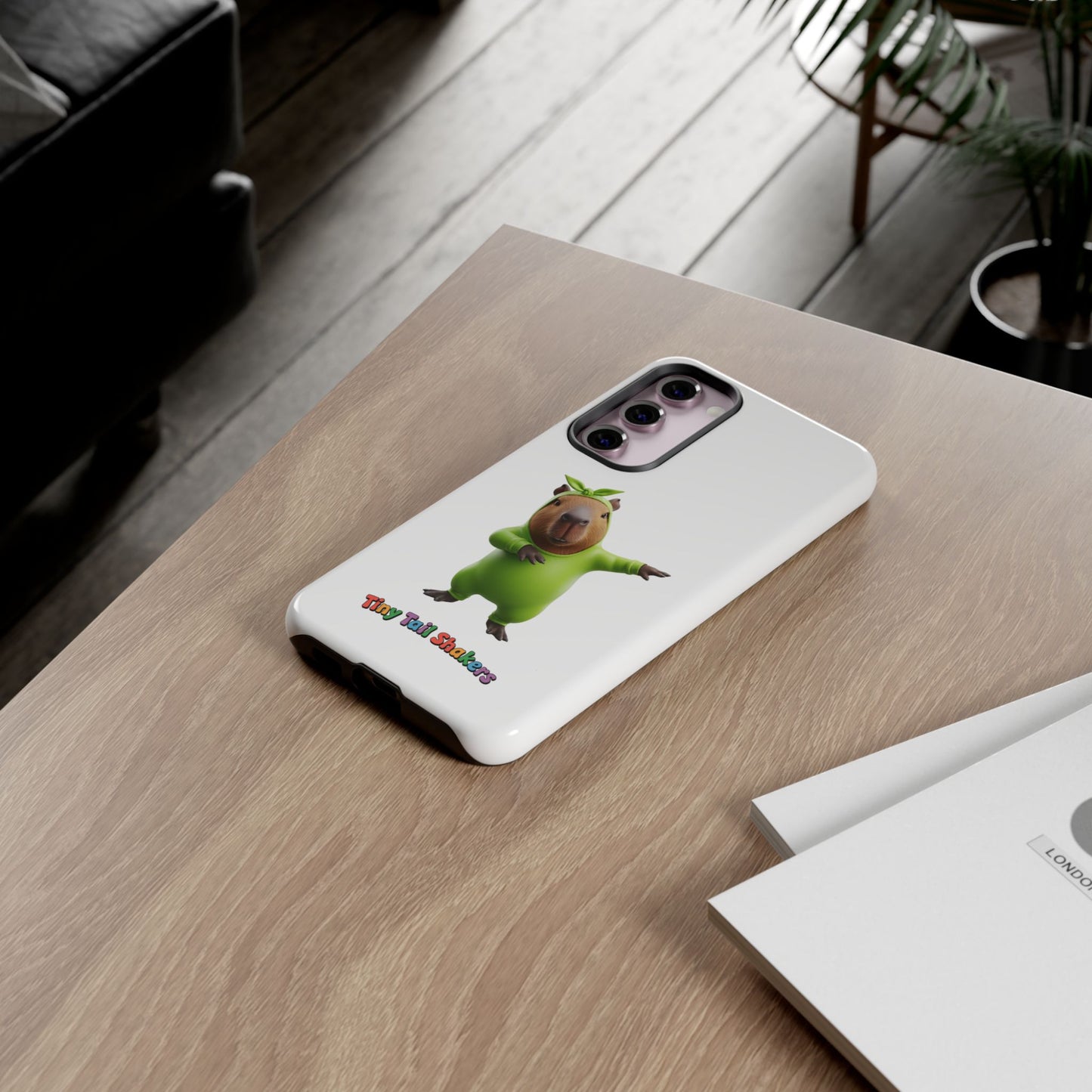 Happy Capybara Tiny Tail Shaker | Phone Case