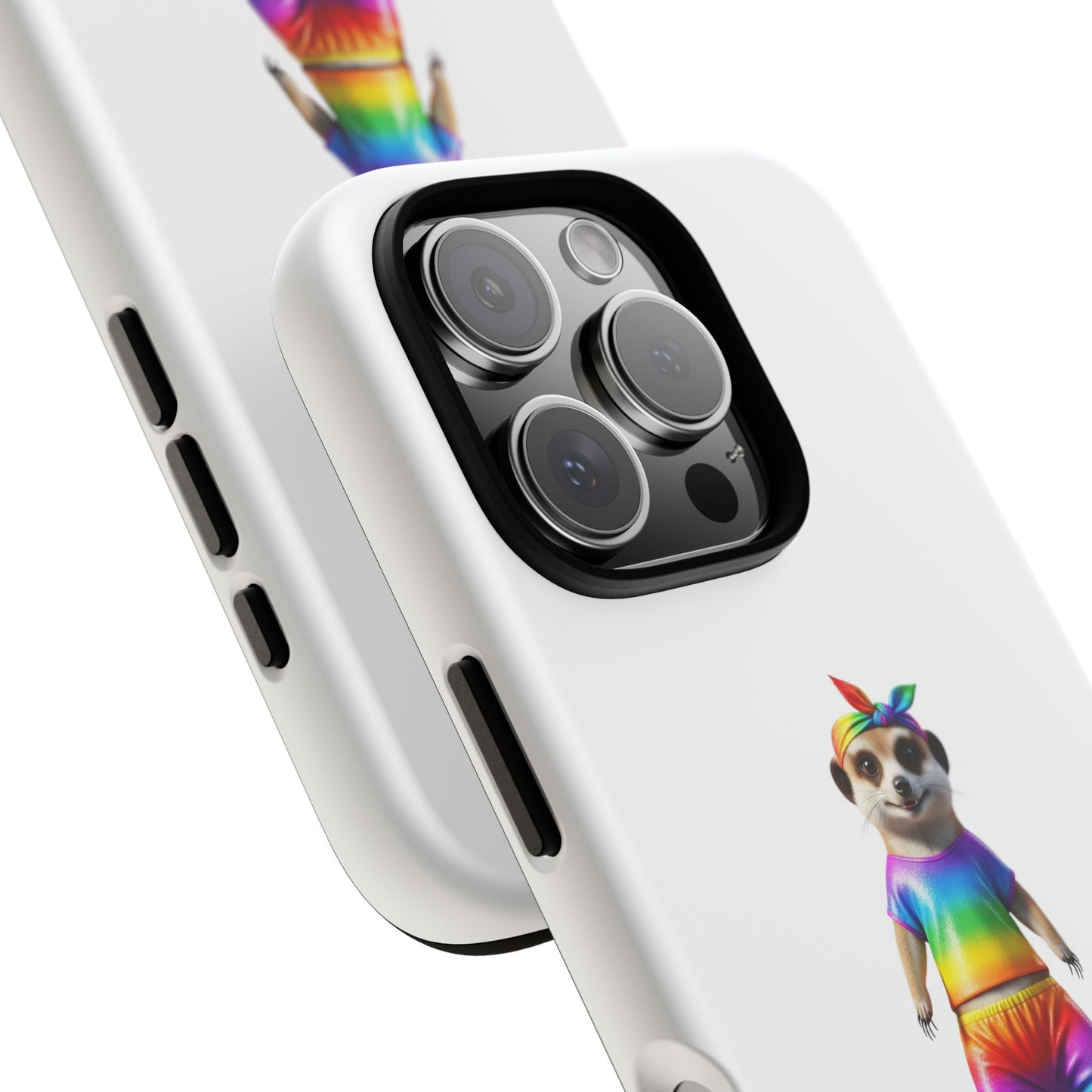 Rainbow Meerkat Tiny Tail Shaker | Phone Case