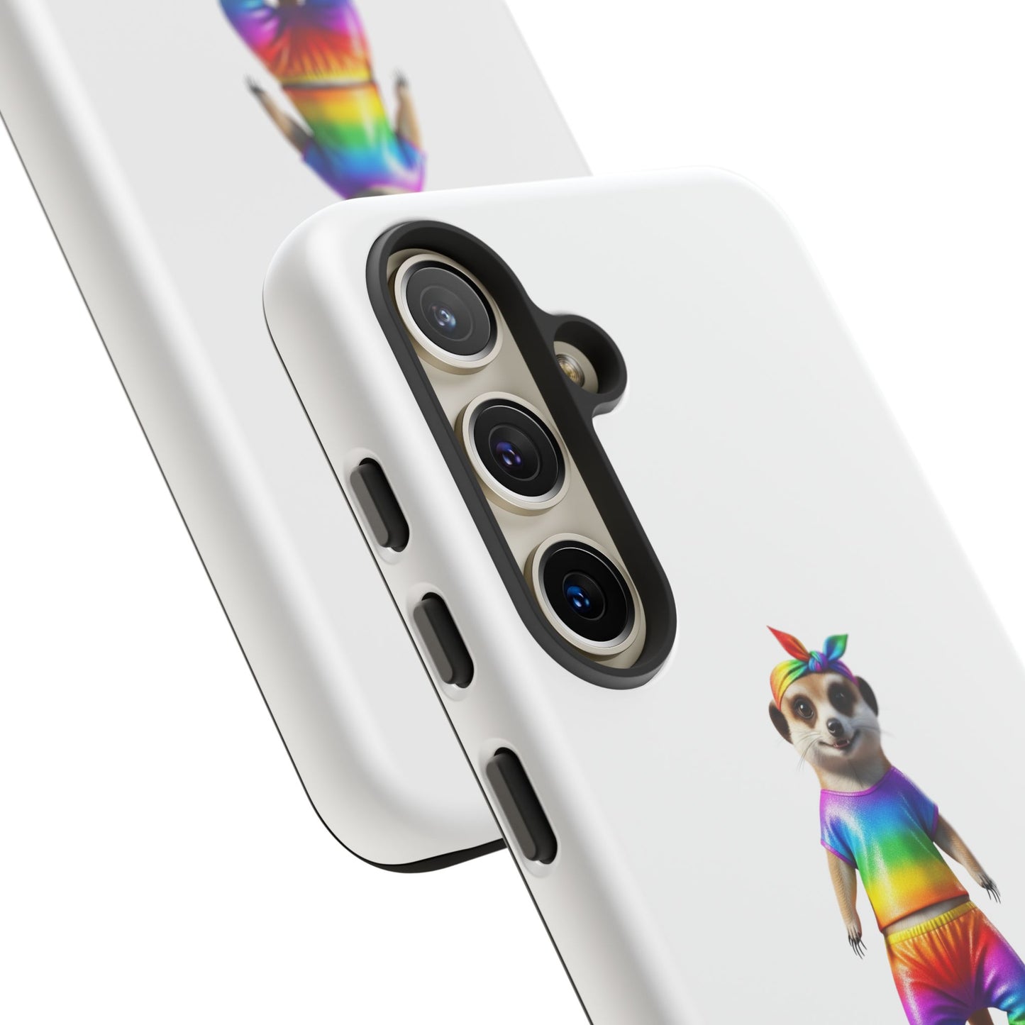 Rainbow Meerkat Tiny Tail Shaker | Phone Case