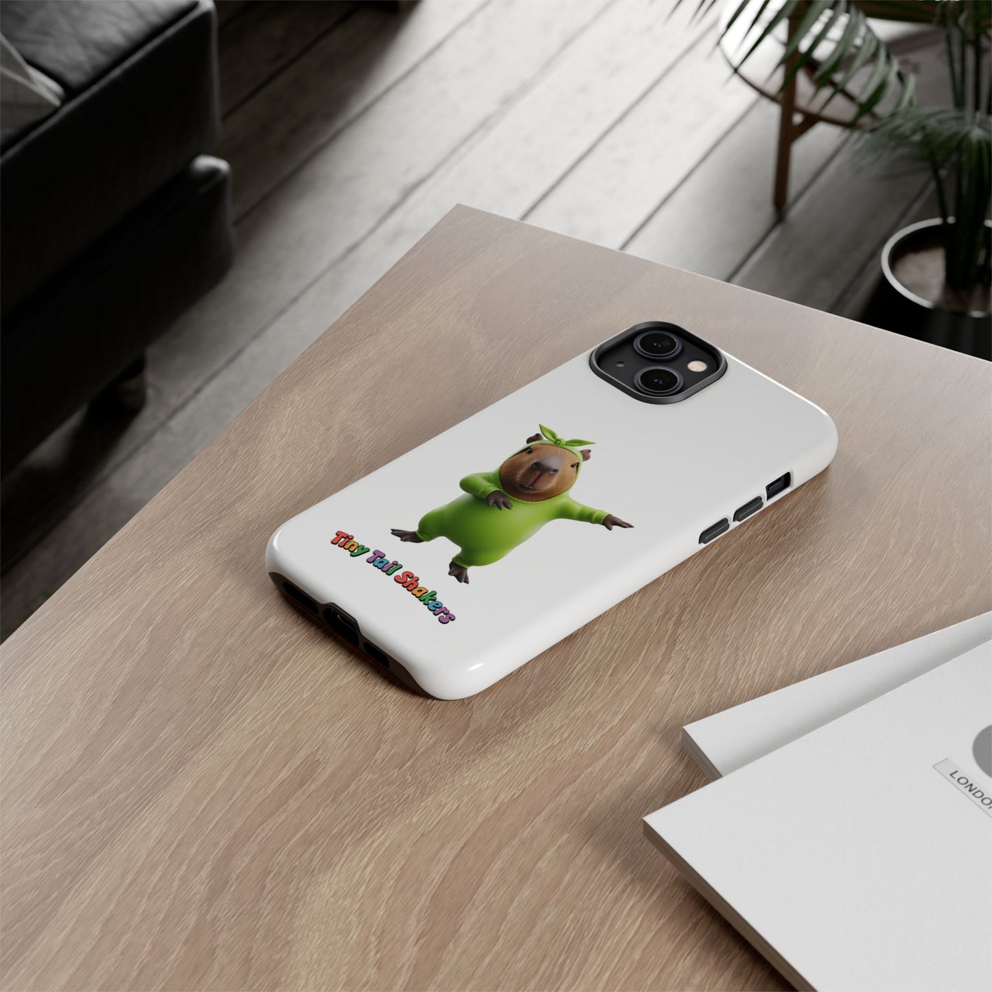 Happy Capybara Tiny Tail Shaker | Phone Case