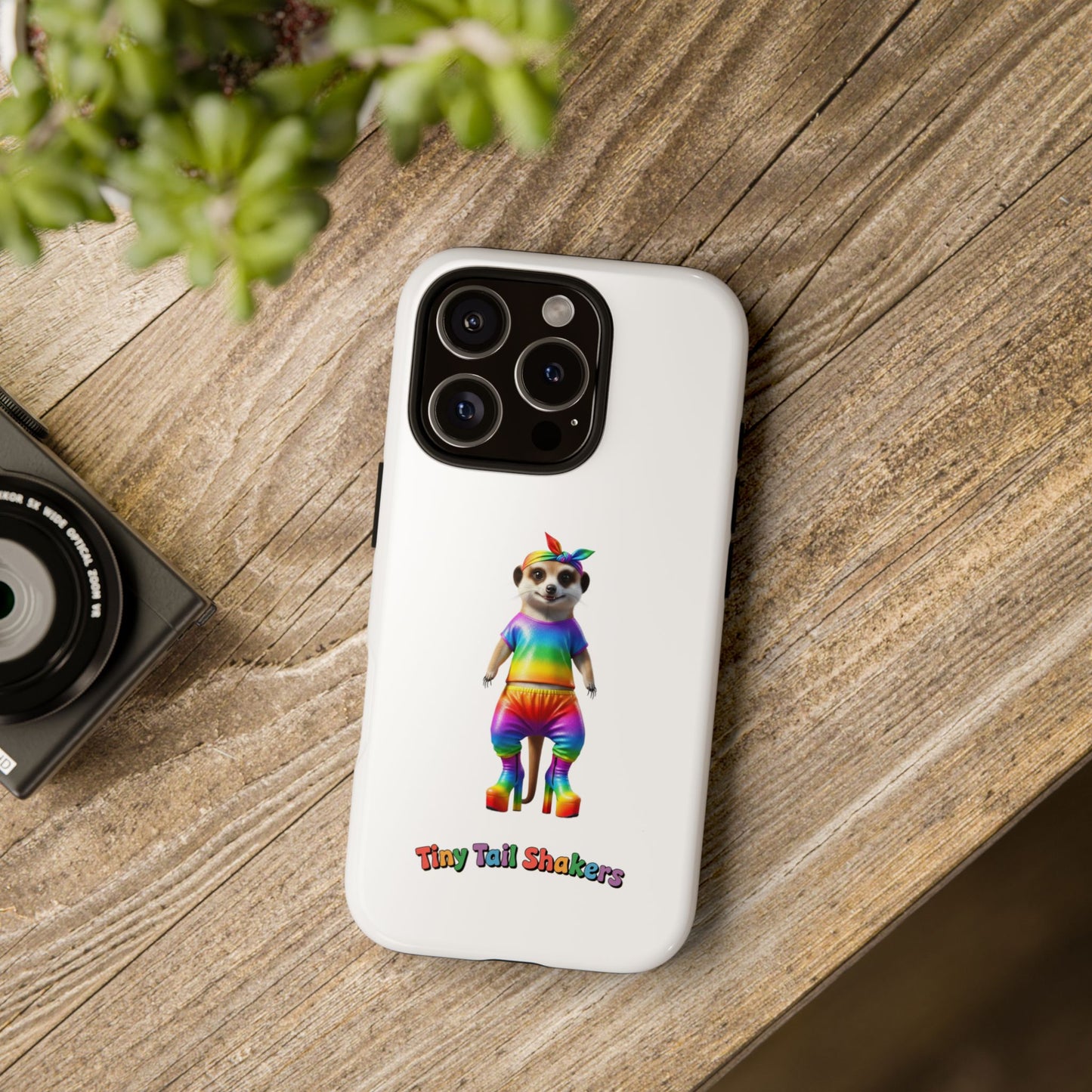 Rainbow Meerkat Tiny Tail Shaker | Phone Case