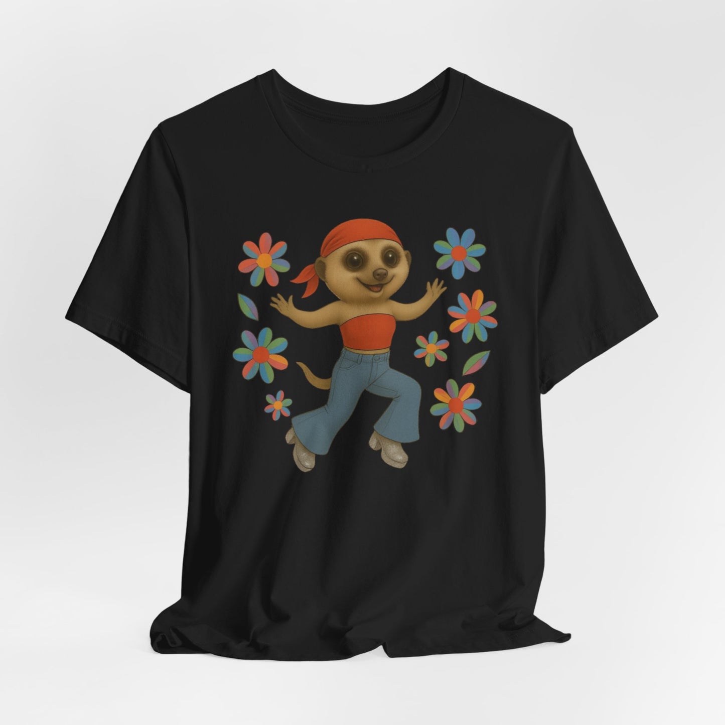 Retro Bell Bottom Meerkat | Maximum Good Vibes