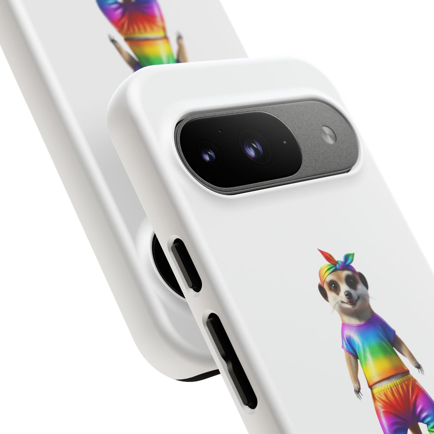 Rainbow Meerkat Tiny Tail Shaker | Phone Case