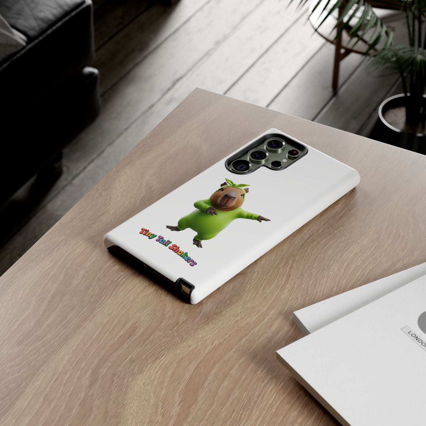 Happy Capybara Tiny Tail Shaker | Phone Case