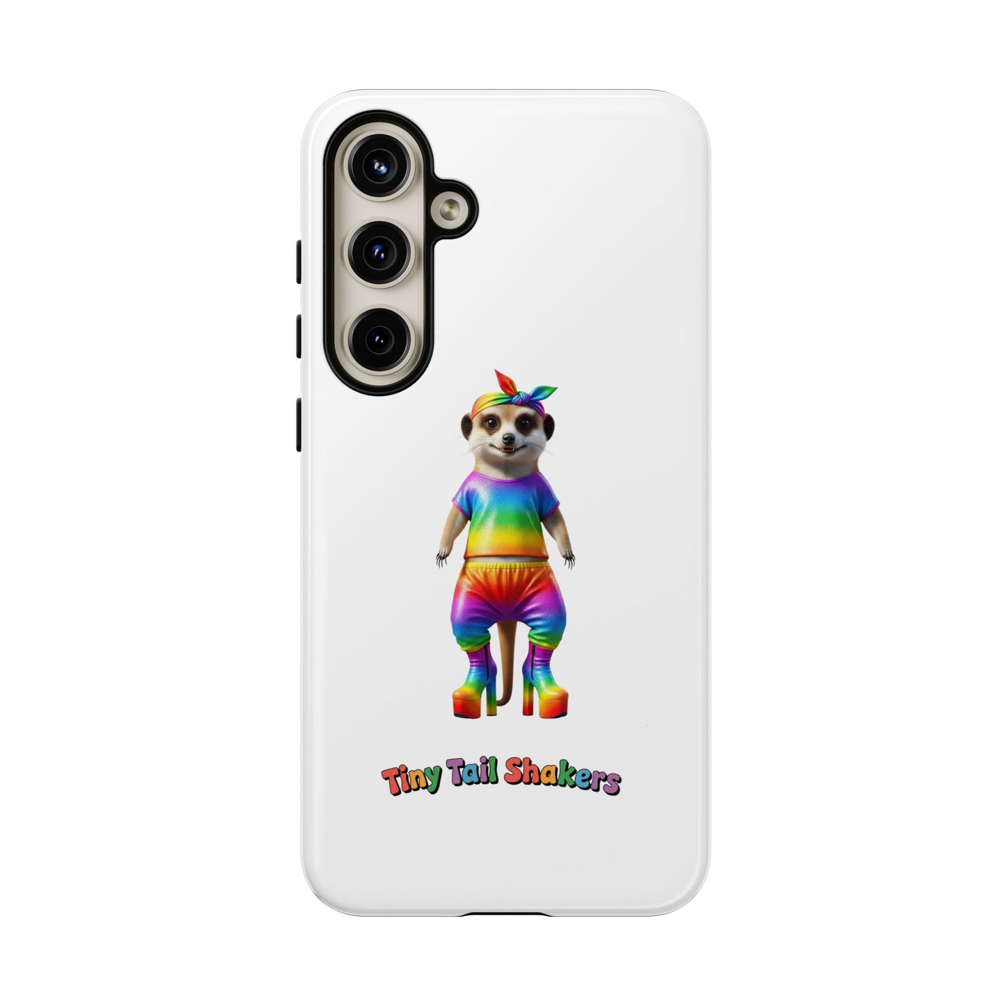 Rainbow Meerkat Tiny Tail Shaker | Phone Case