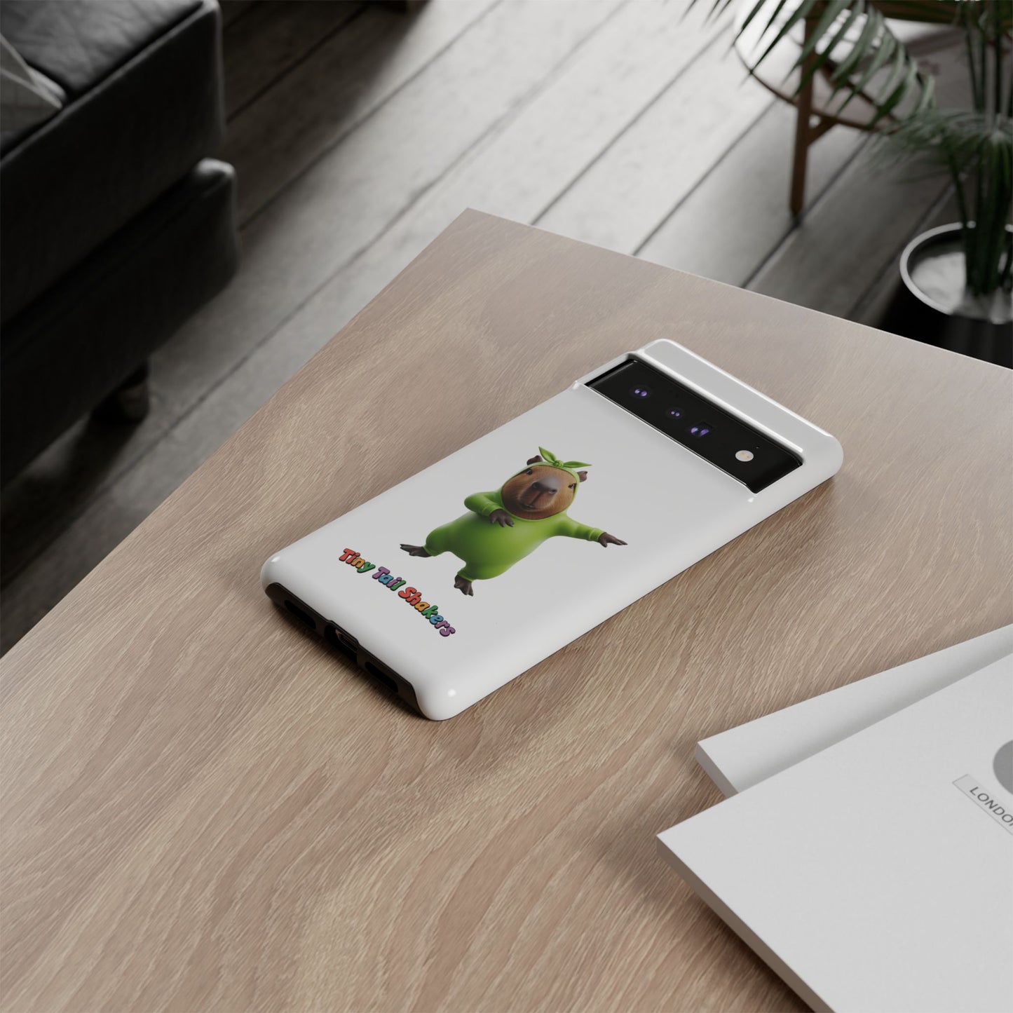 Happy Capybara Tiny Tail Shaker | Phone Case