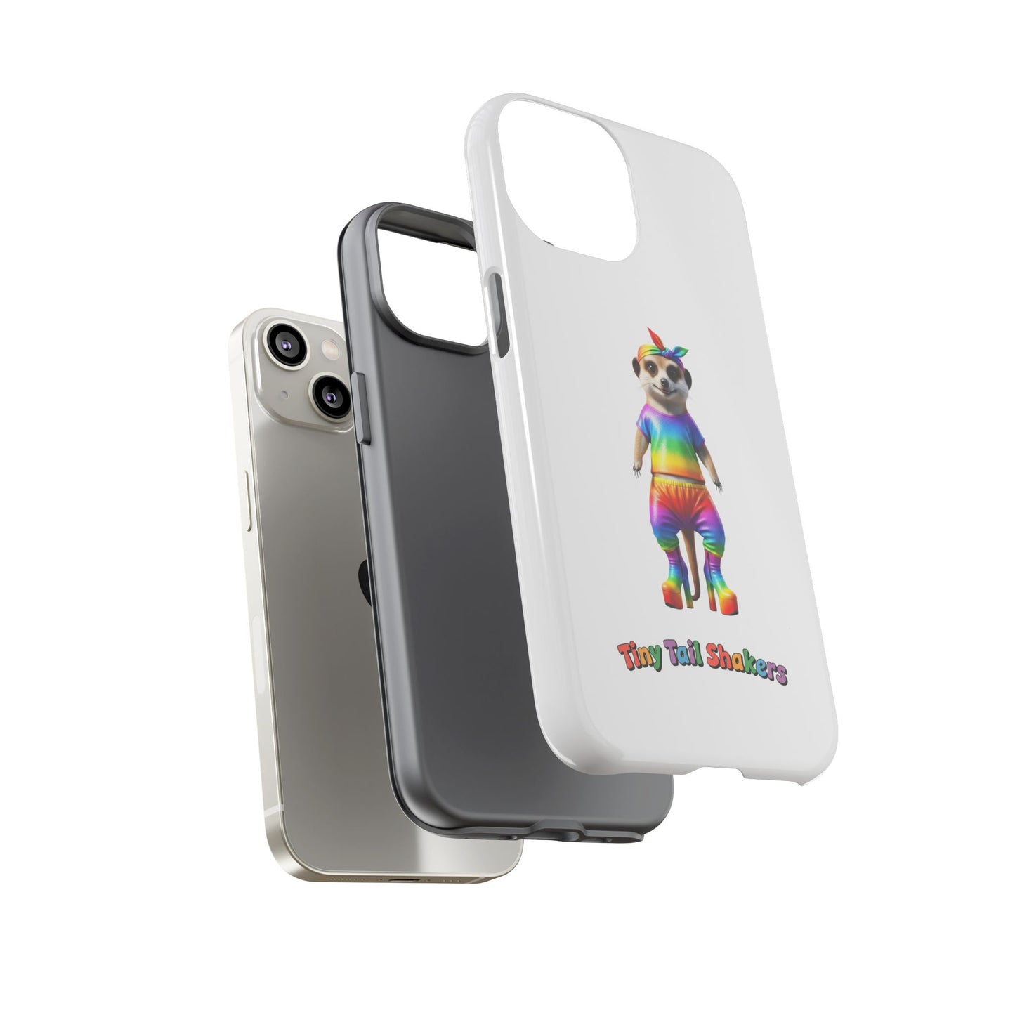 Rainbow Meerkat Tiny Tail Shaker | Phone Case