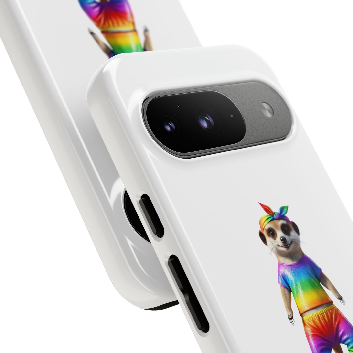Rainbow Meerkat Tiny Tail Shaker | Phone Case