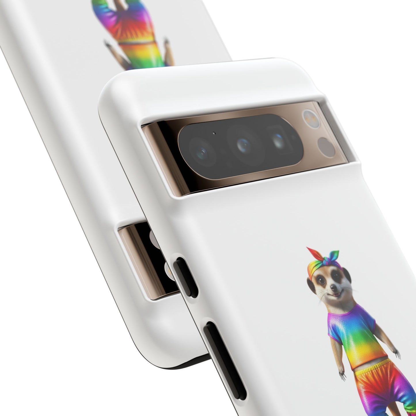 Rainbow Meerkat Tiny Tail Shaker | Phone Case