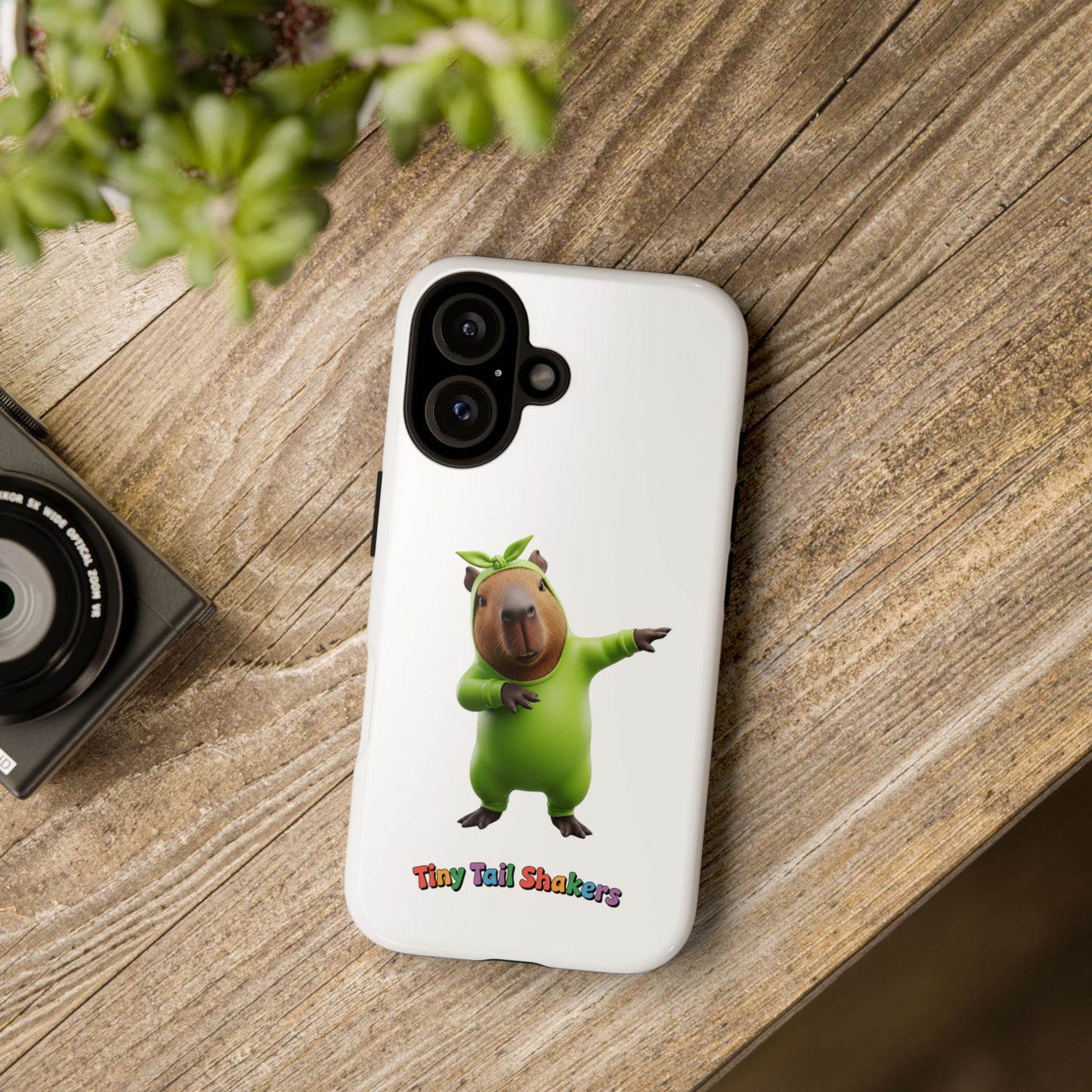 Happy Capybara Tiny Tail Shaker | Phone Case