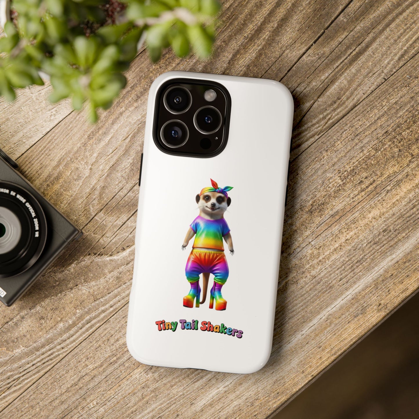 Rainbow Meerkat Tiny Tail Shaker | Phone Case