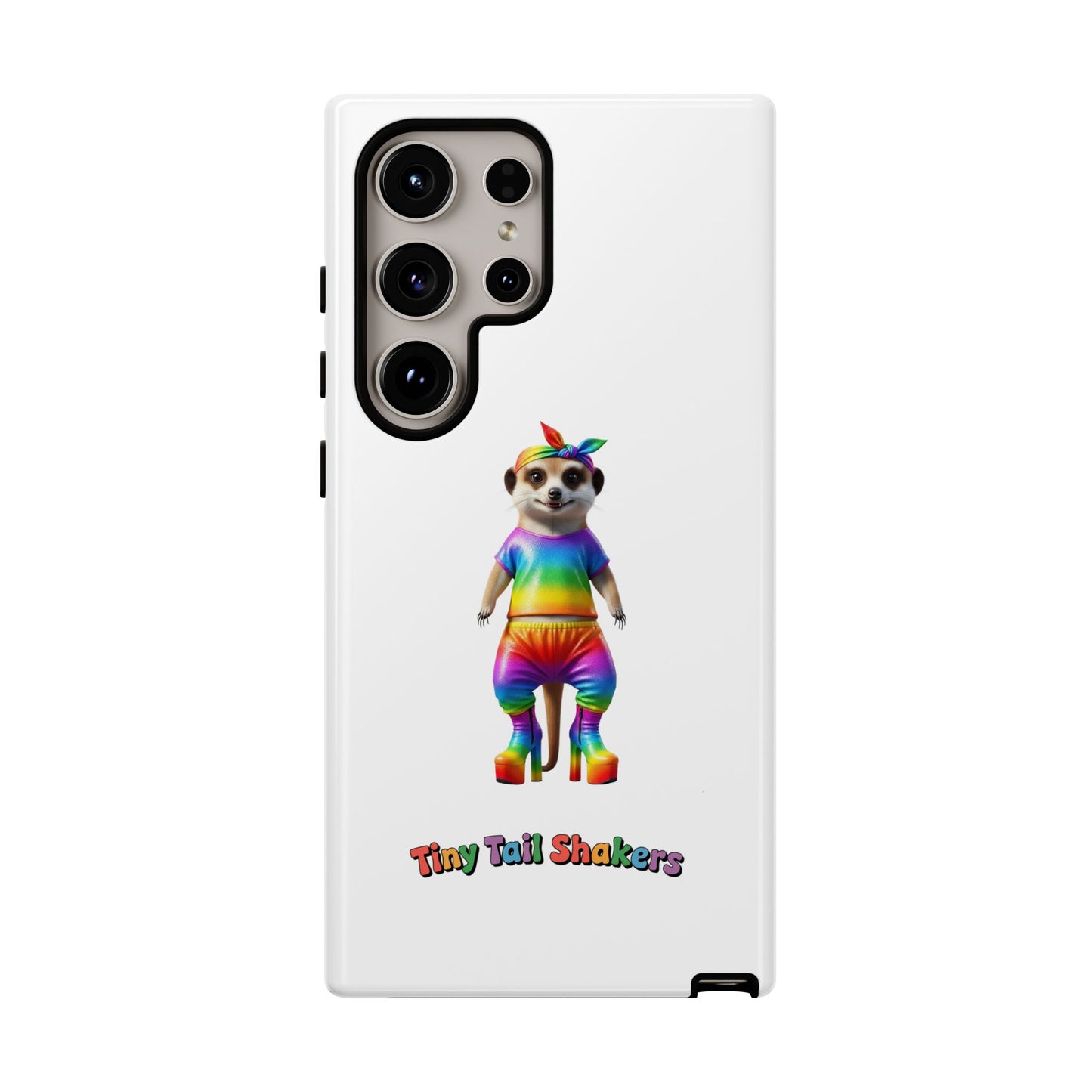 Rainbow Meerkat Tiny Tail Shaker | Phone Case