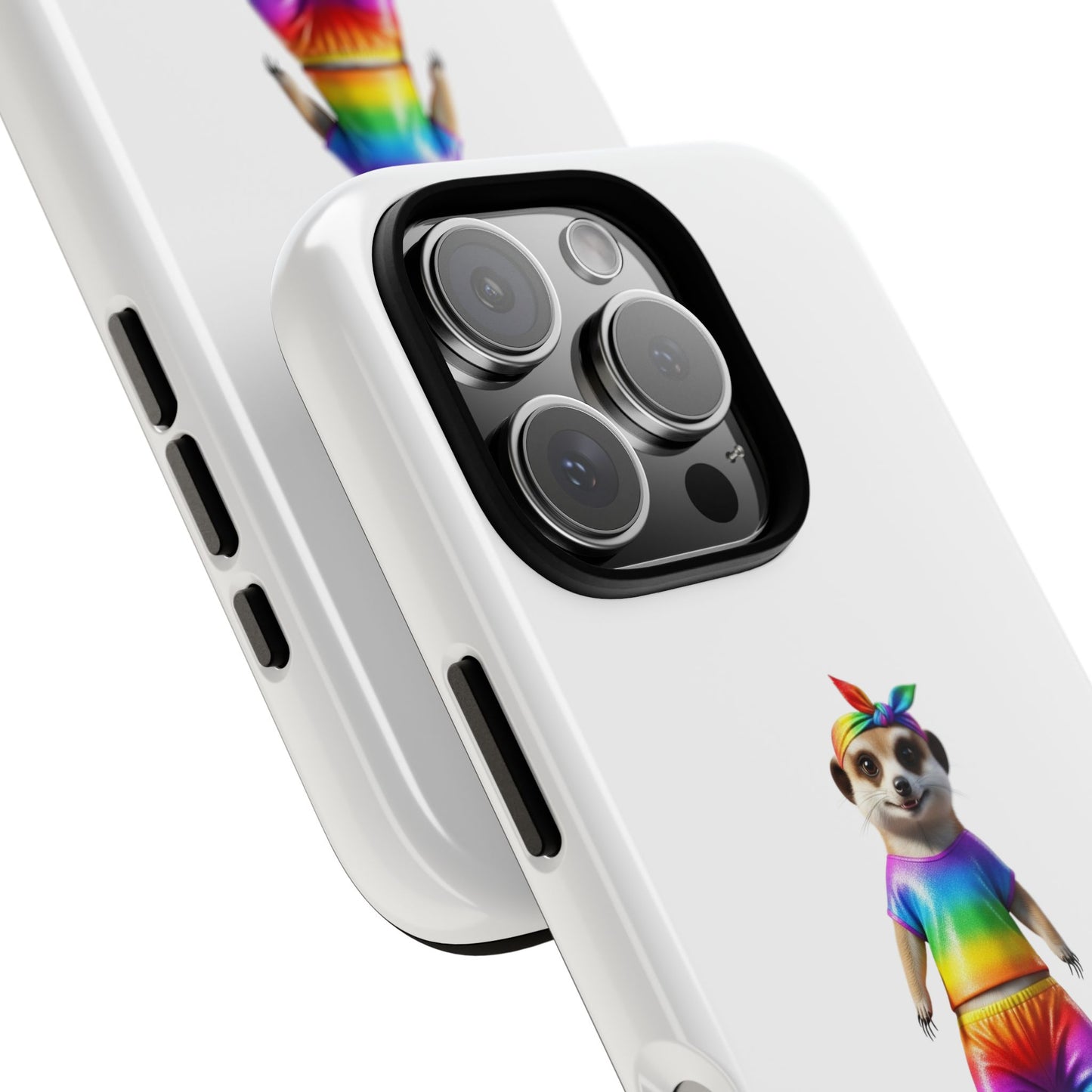 Rainbow Meerkat Tiny Tail Shaker | Phone Case