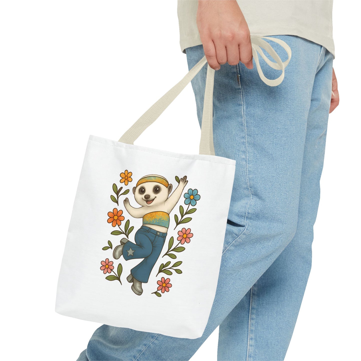 Bohemian Meerkat Tote Bag