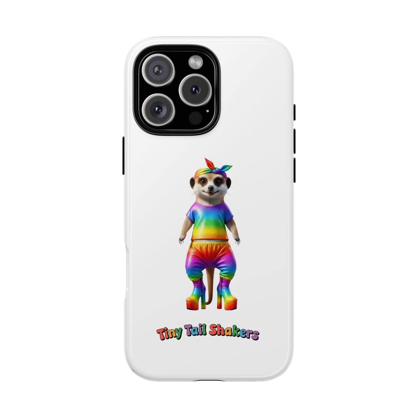 Rainbow Meerkat Tiny Tail Shaker | Phone Case
