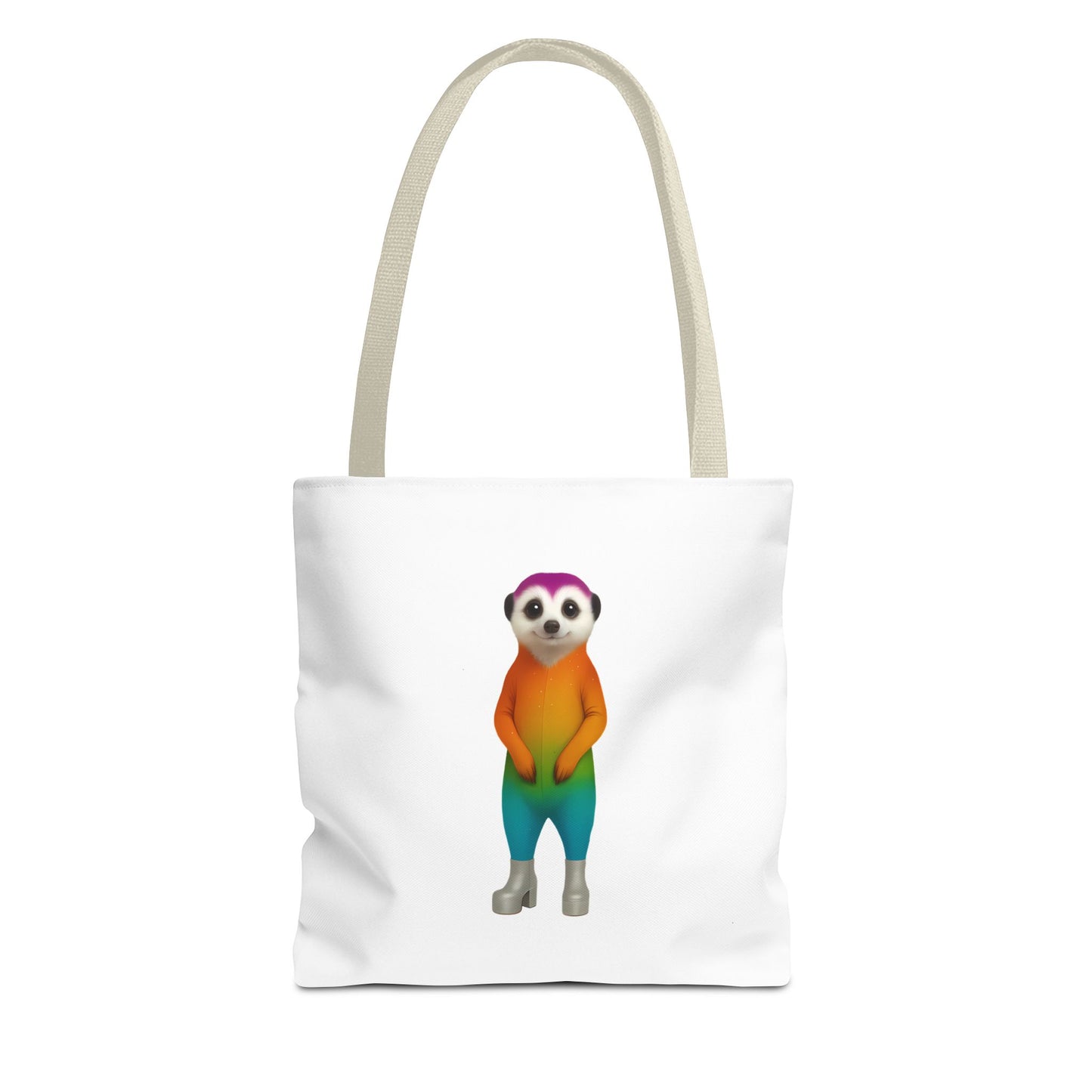 OG Rainbow Meerkat Tote Bag