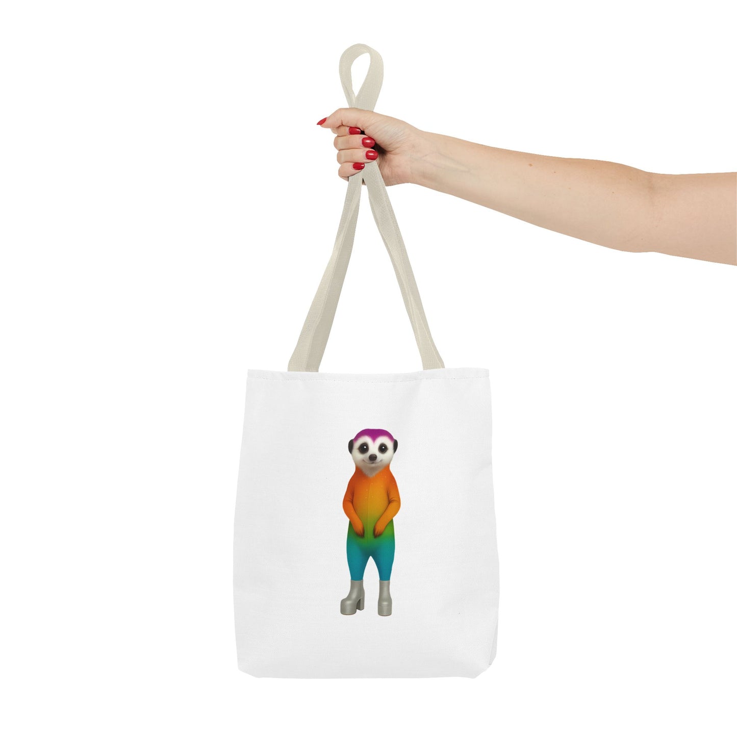 OG Rainbow Meerkat Tote Bag
