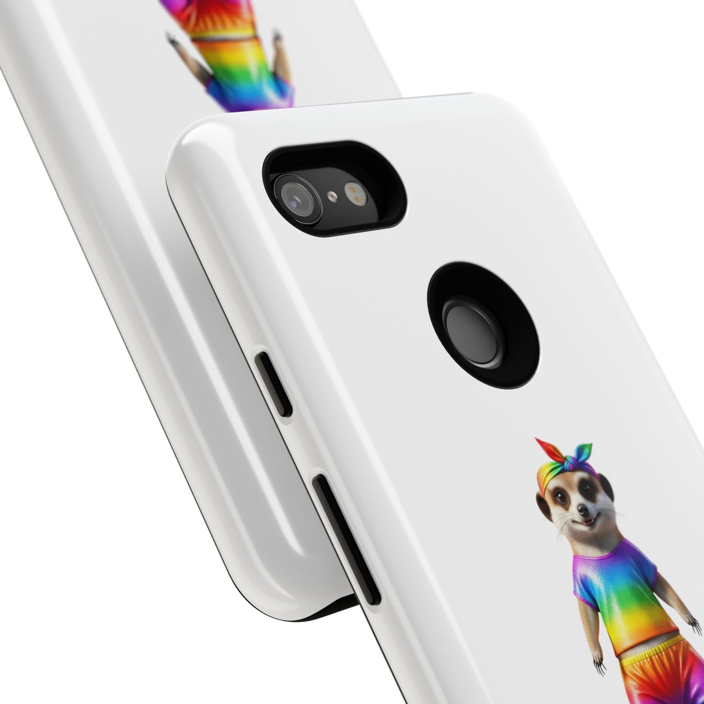 Rainbow Meerkat Tiny Tail Shaker | Phone Case