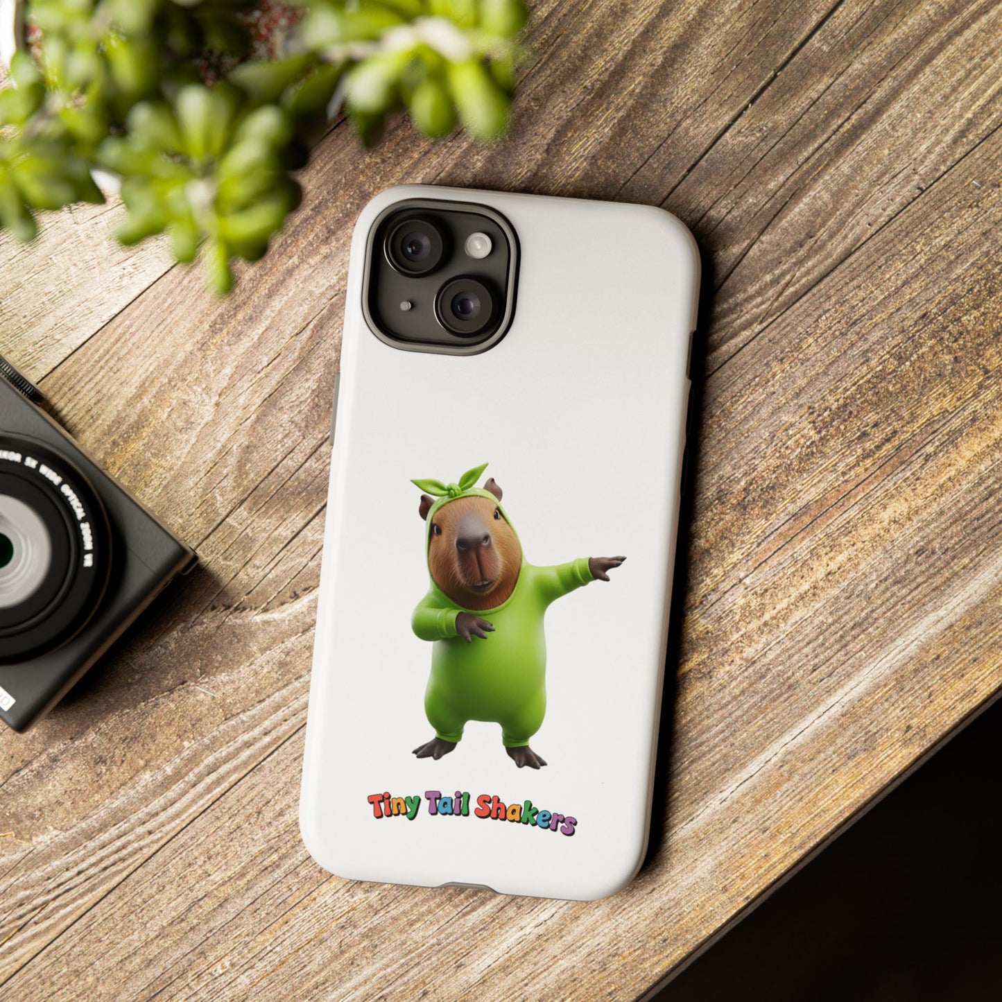 Happy Capybara Tiny Tail Shaker | Phone Case